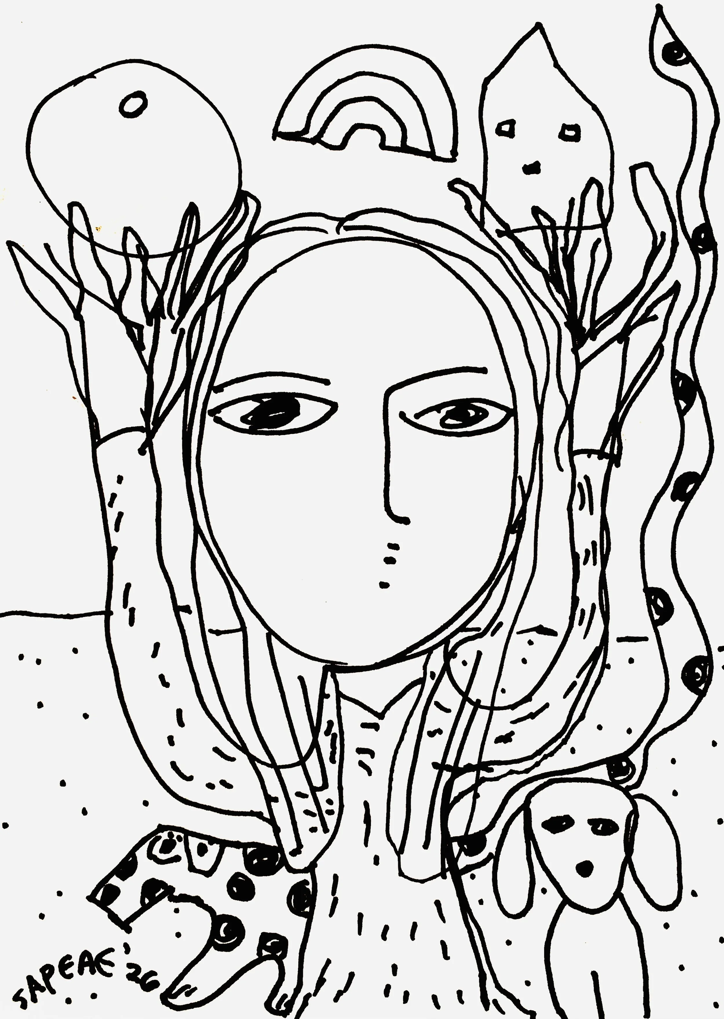 Daily Sketches, 2026
Ink on paper 5.8 x 8.3 in 14.8 x 21 cm