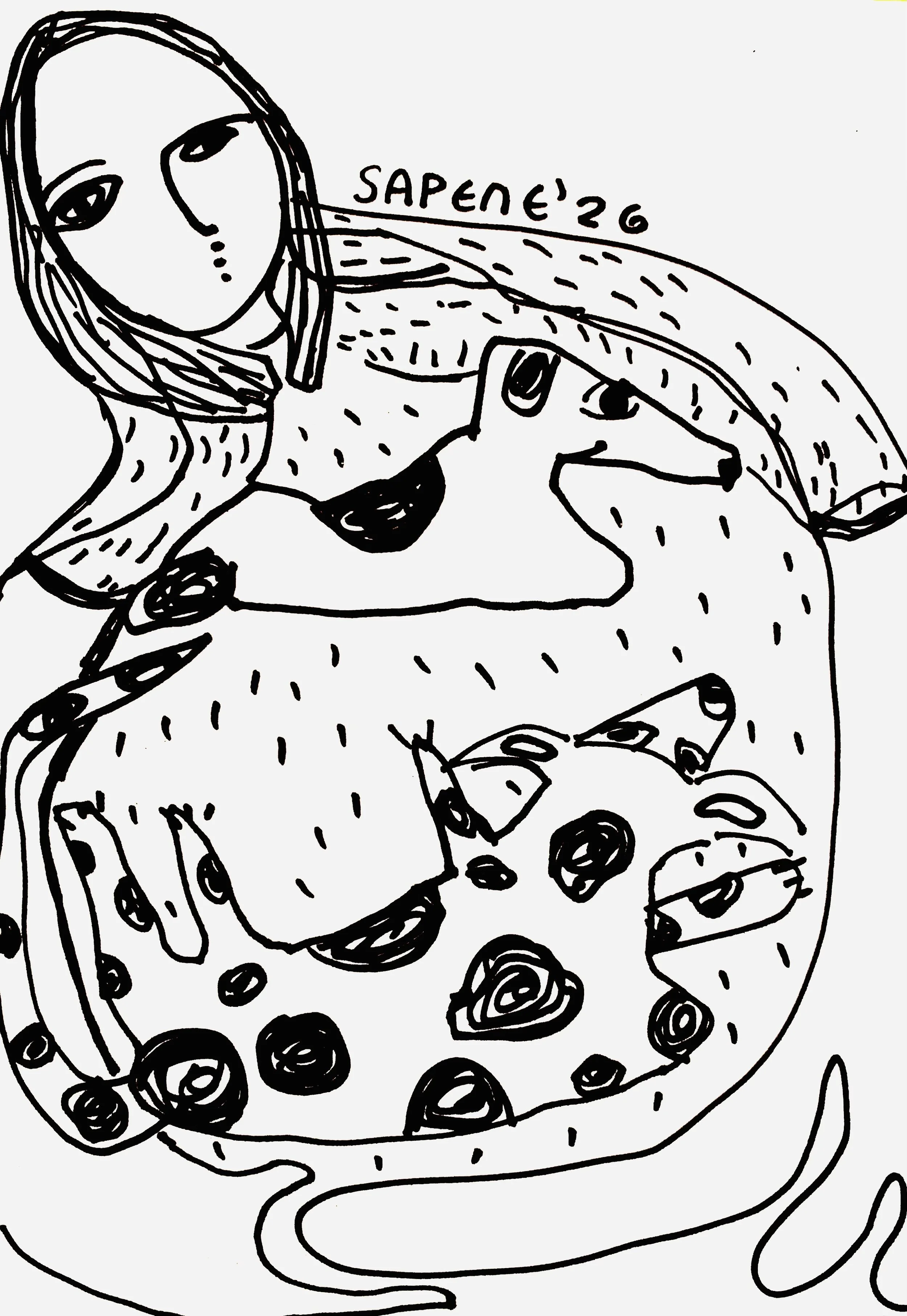 20 Daily Sketches, 2026
Ink on paper 5.8 x 8.3 in 14.8 x 21 cm
