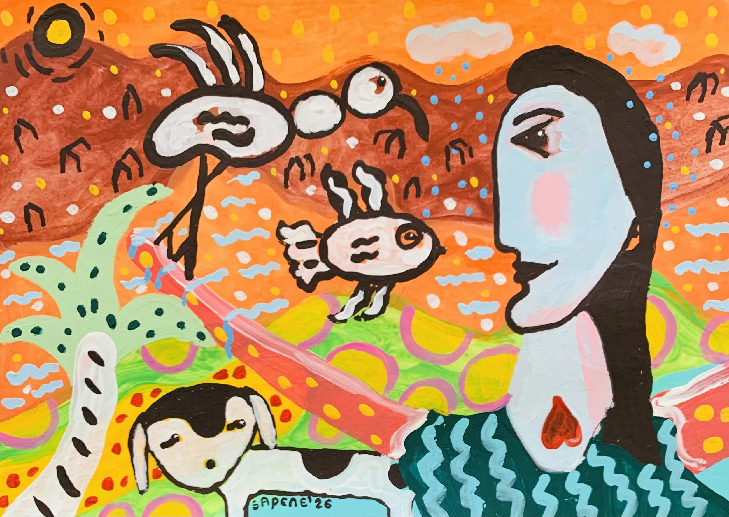 Kavanayén 07. Mis ranchitos. Río Orinoco. 2026

Gouache on paper 11.6 × 8.2 in 29.7 × 21 cm