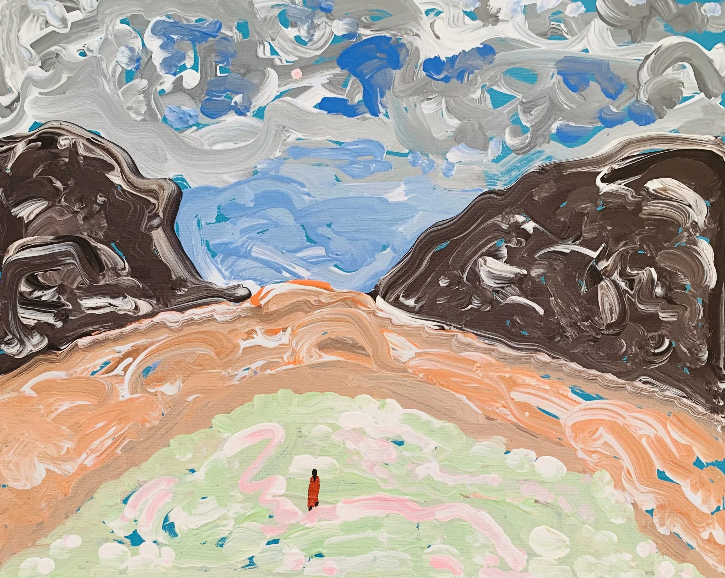 Kavanayén 01. Oblivion. Río Orinoco. 2025

Gouache on canvas 19.5 × 15.7 in 50 × 40 cm