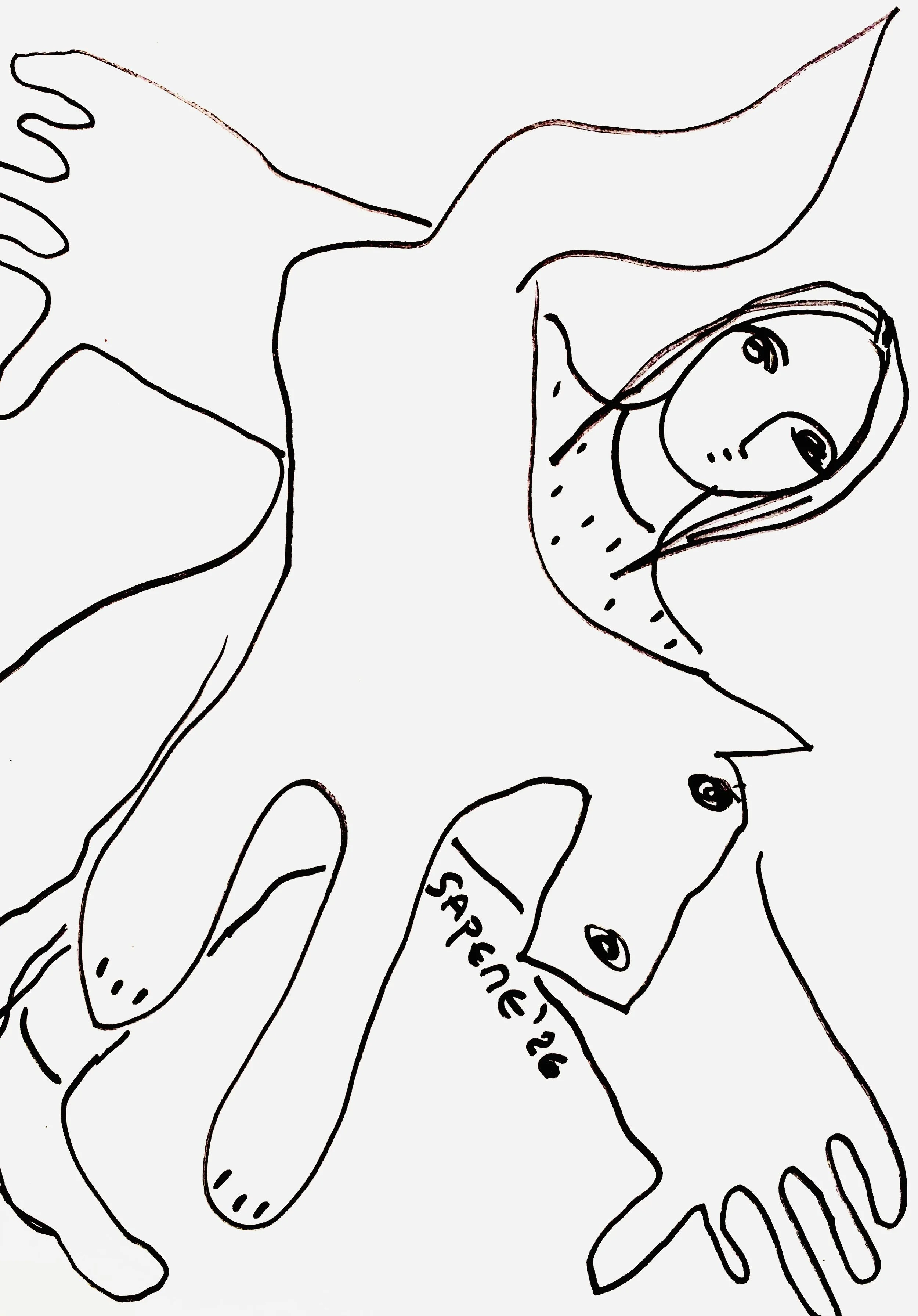 60 Daily Sketches, 2026
Ink on paper 5.8 x 8.3 in 14.8 x 21 cm
