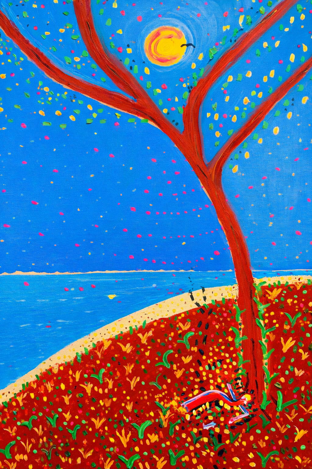 Kavanayén, a tropical storm in Falcon. 2025

Oil on canvas 16 x 12 in 40 x 30 cm 