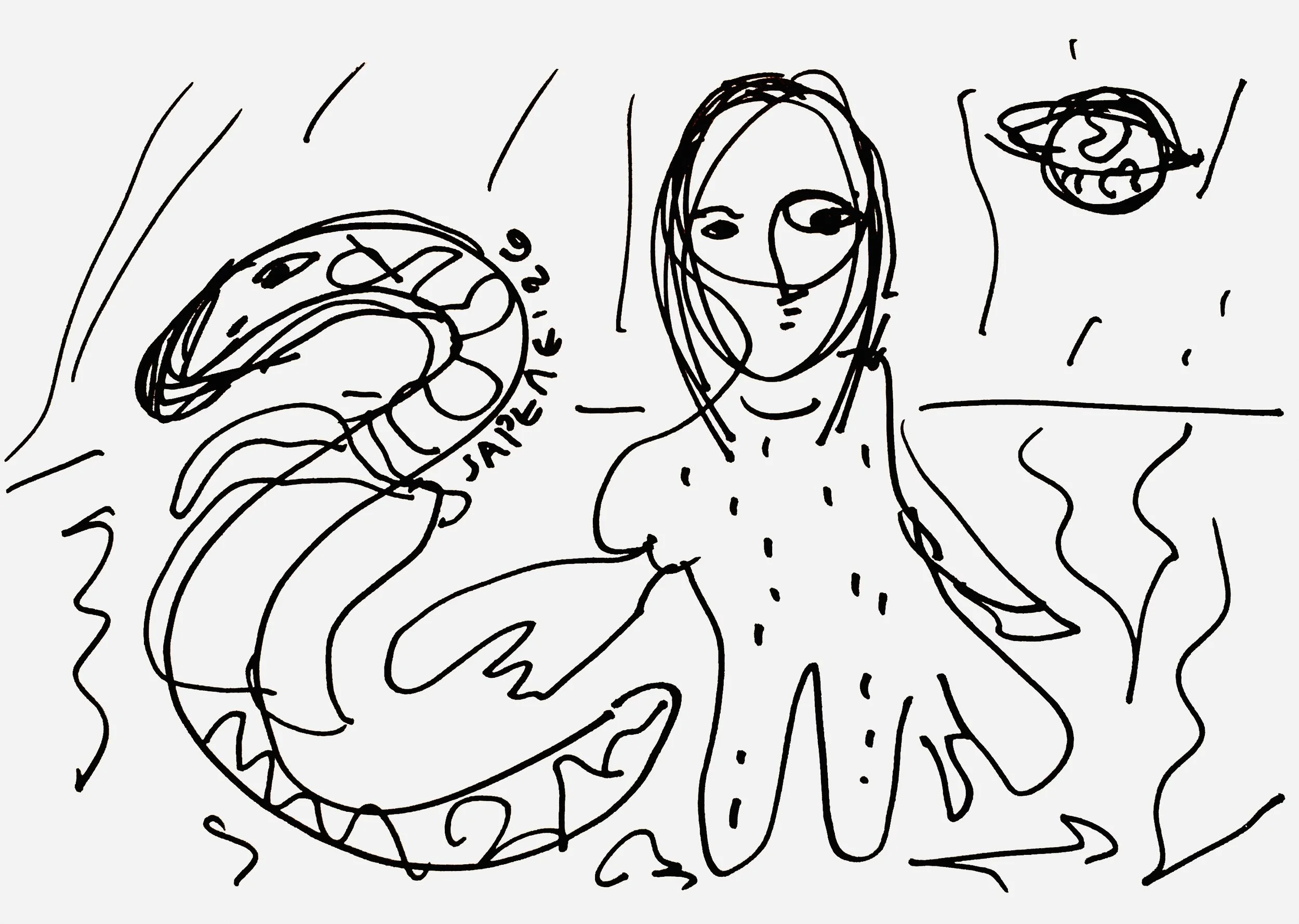 6 Daily Sketches, 2026
Ink on paper 5.8 x 8.3 in 14.8 x 21 cm
