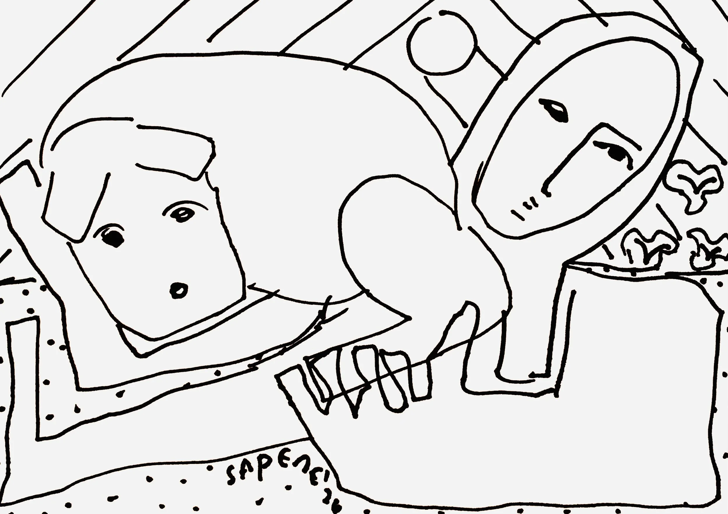 Daily Sketches, 2026
Ink on paper 5.8 x 8.3 in 14.8 x 21 cm