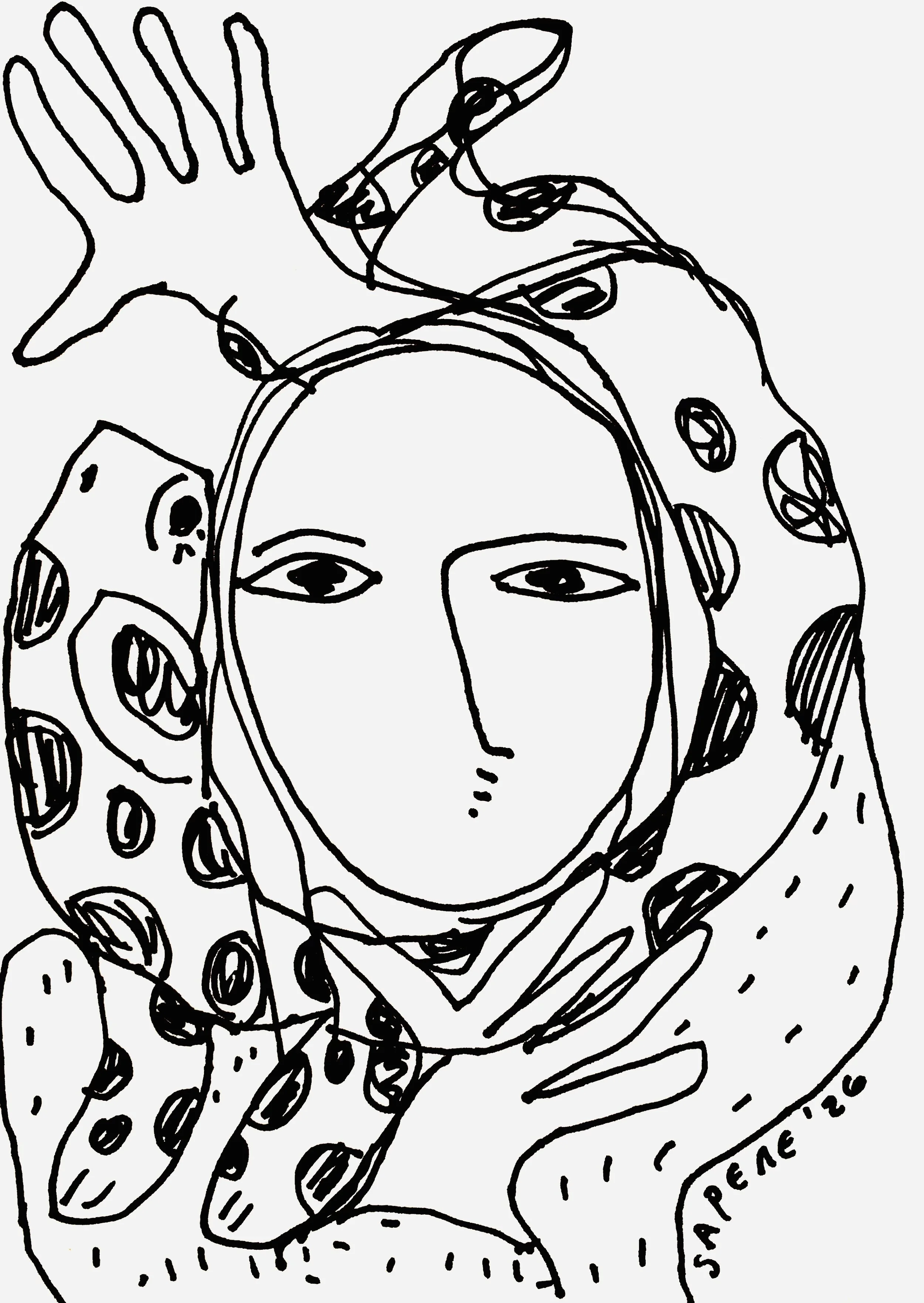 Daily Sketches, 2026
Ink on paper 5.8 x 8.3 in 14.8 x 21 cm