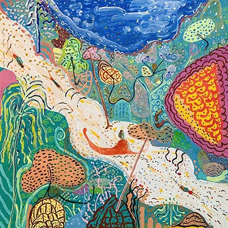 Kavanayén 04. Mundos entrelazados. Río Orinoco. 2025

Gouache on canvas 20 × 20 in 52 x 52 cm