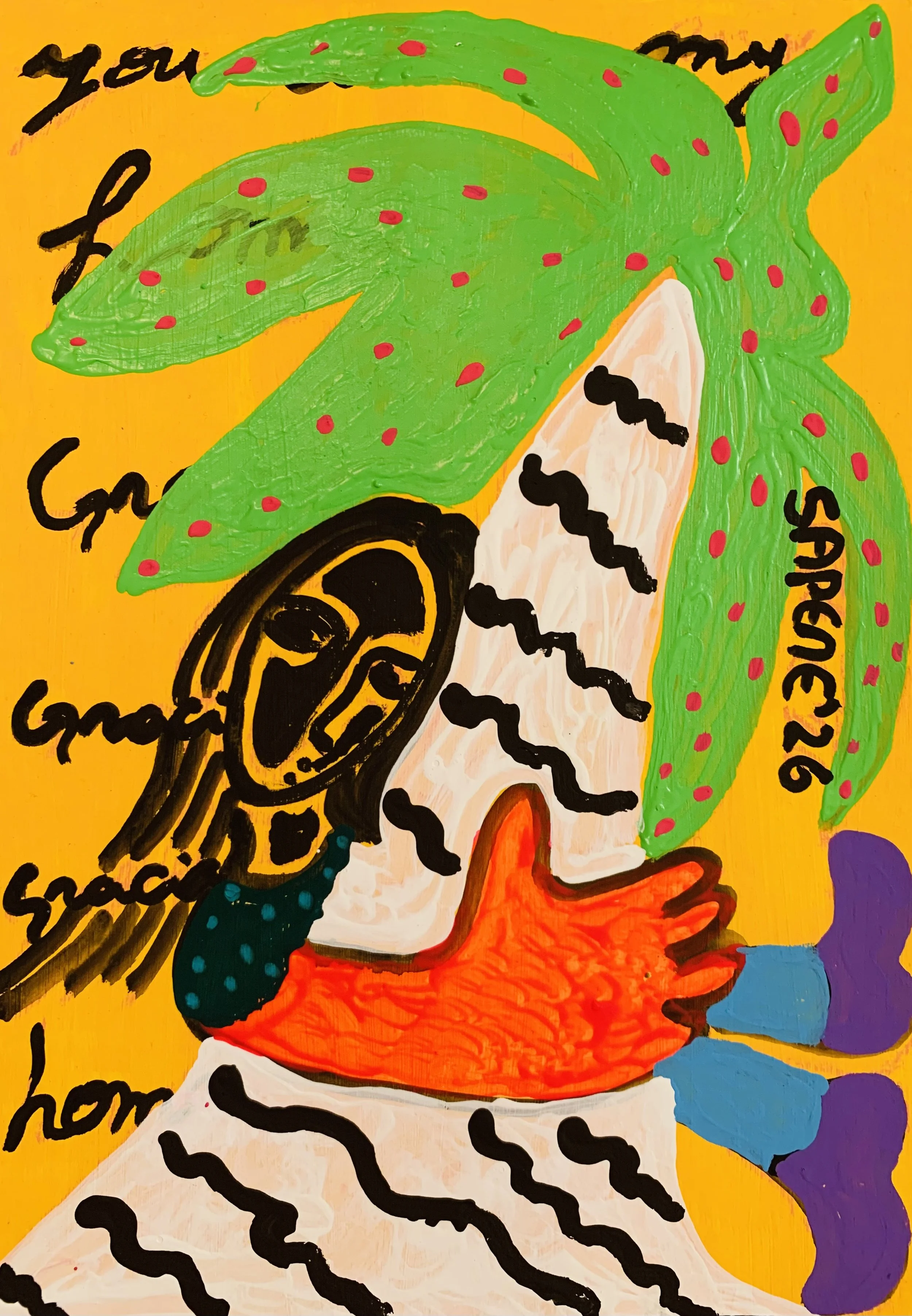 Kavanayén. Dwelling. Río Orinoco. 2026

Acrylic on paper 11.6 × 8.2 in 29.7 × 21 cm