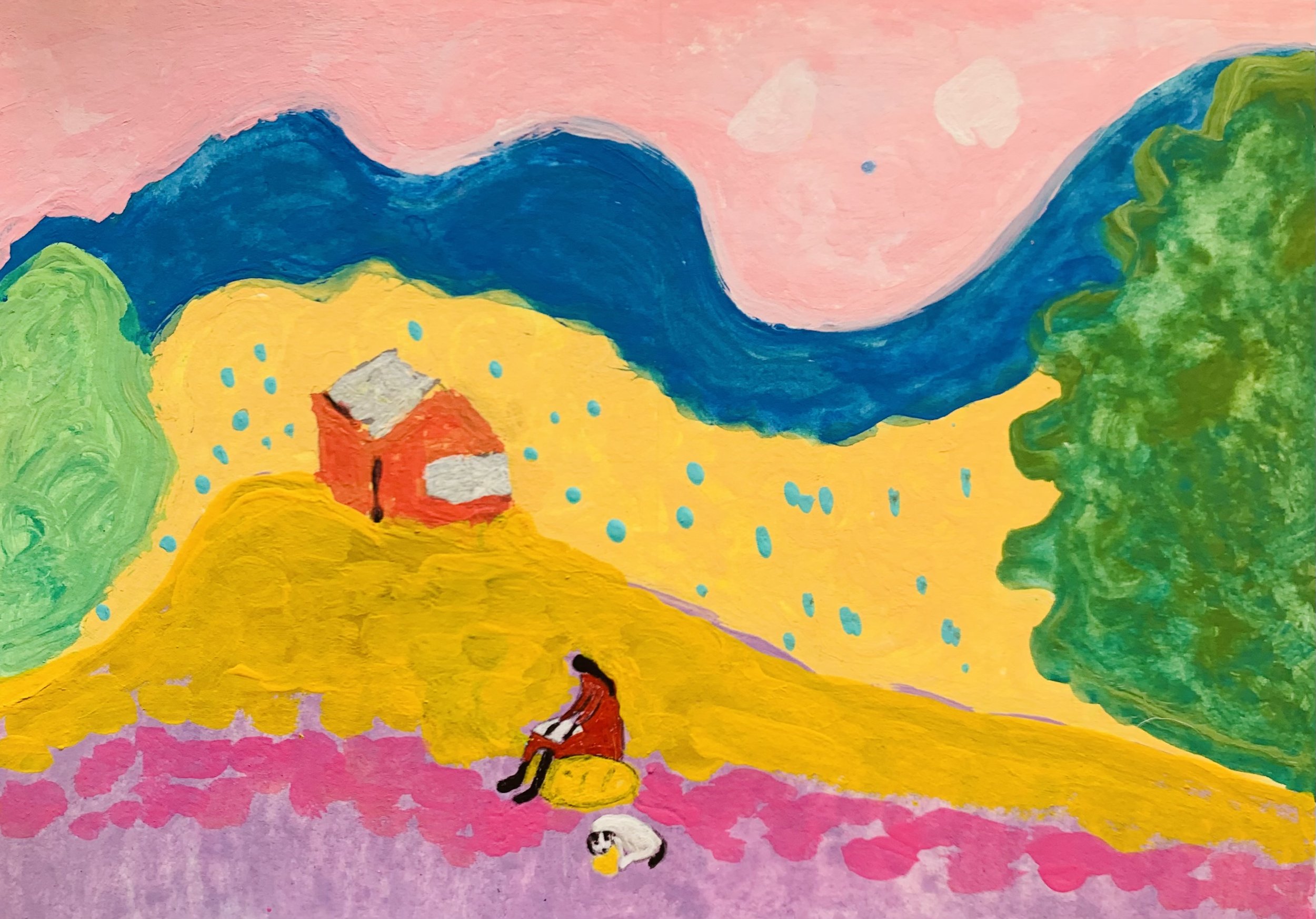 Kavanayén 06. Drawing home. Río Orinoco. 2026

Gouache on paper 5.8 × 8.2 in 14.8 × 21 cm