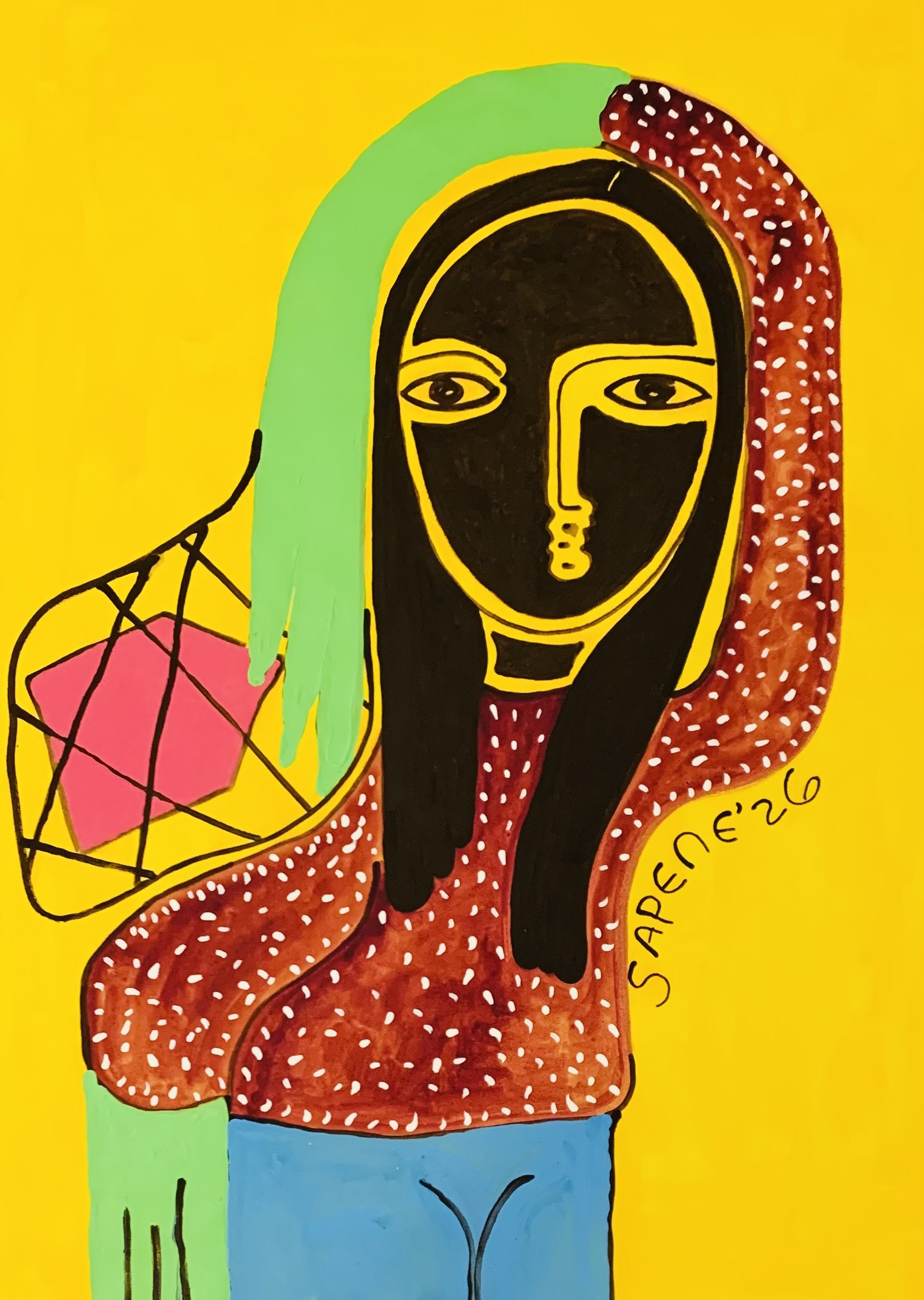 Kavanayén. Hogar Portátil. Venezuela. 2026

Acrylic on canvas 24 × 34 in 61 × 86 cm