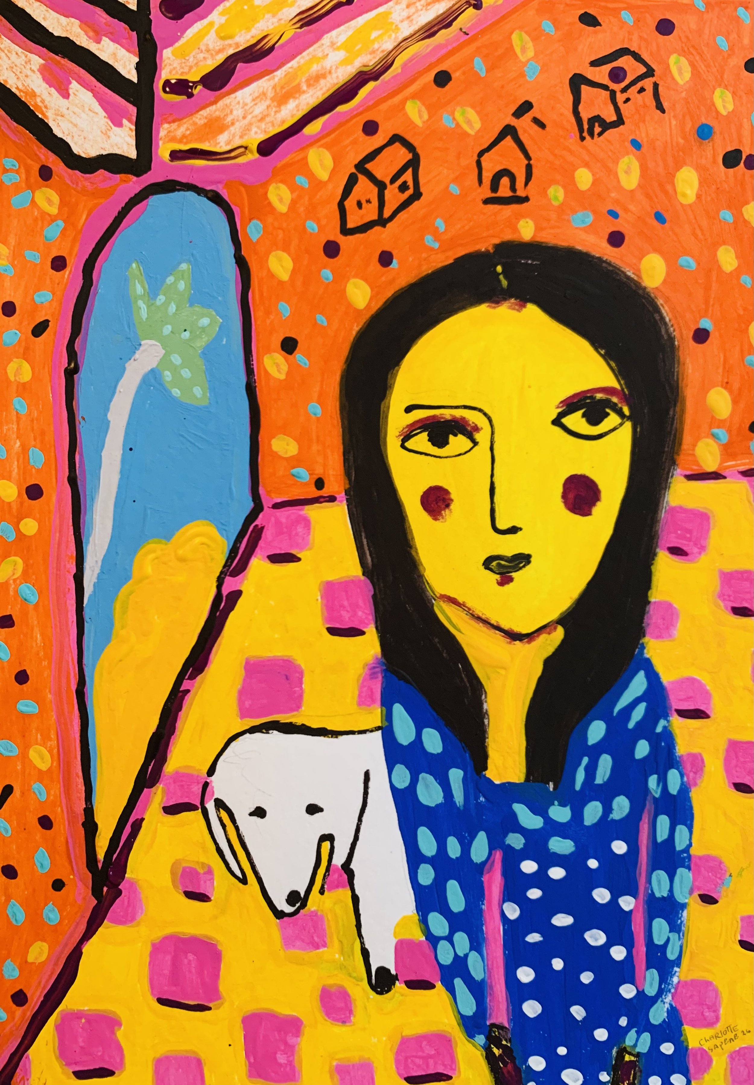 Kavanayén 07. Dreaming of our home. Río Orinoco. 2026

Gouache on paper 11.6 × 8.2 in 29.7 × 21 cm