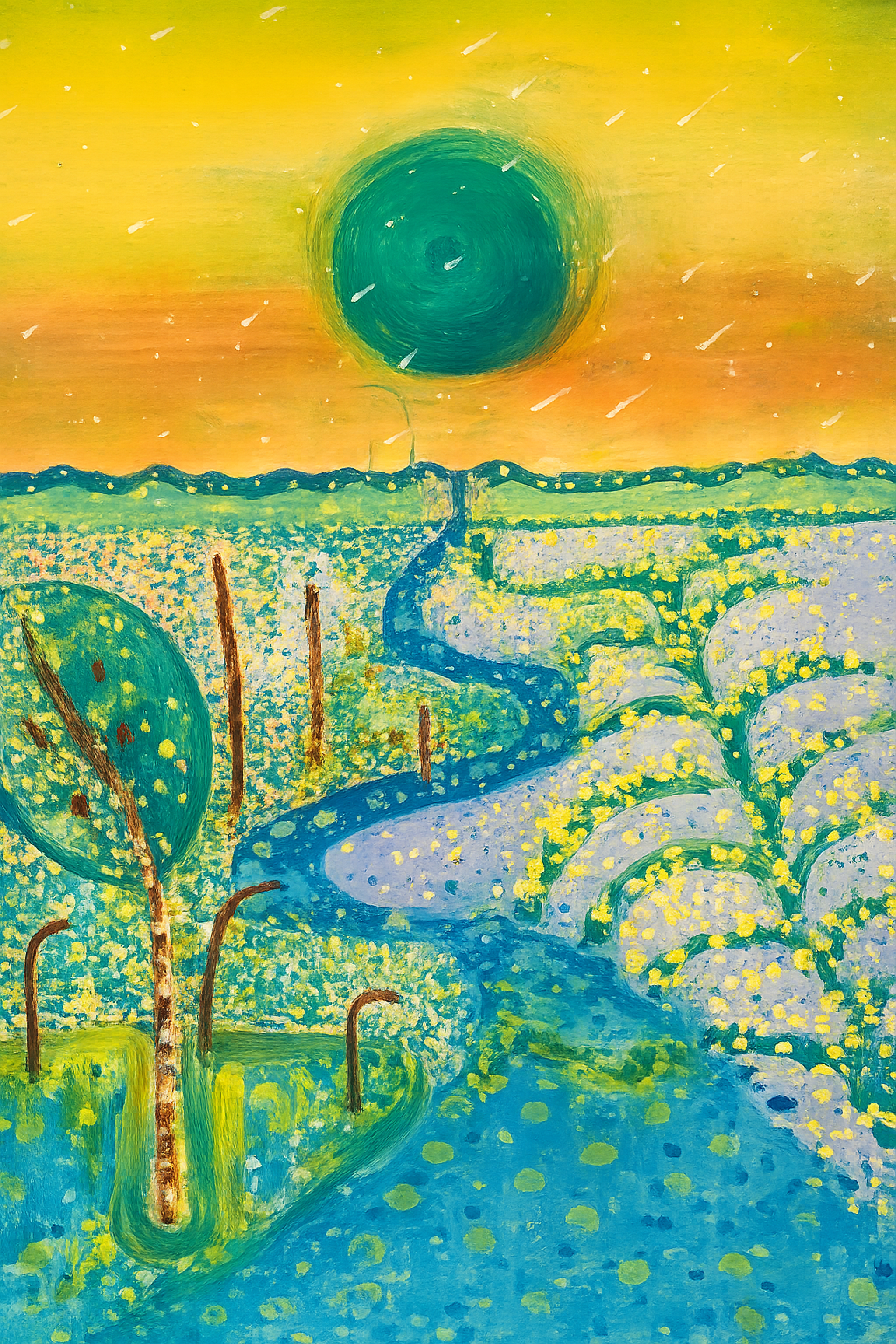 Kavanayén 02. Toron Meru. Orinoco river. 2025

Oil on canvas 32 x 42 in 82 x 106 cm 
