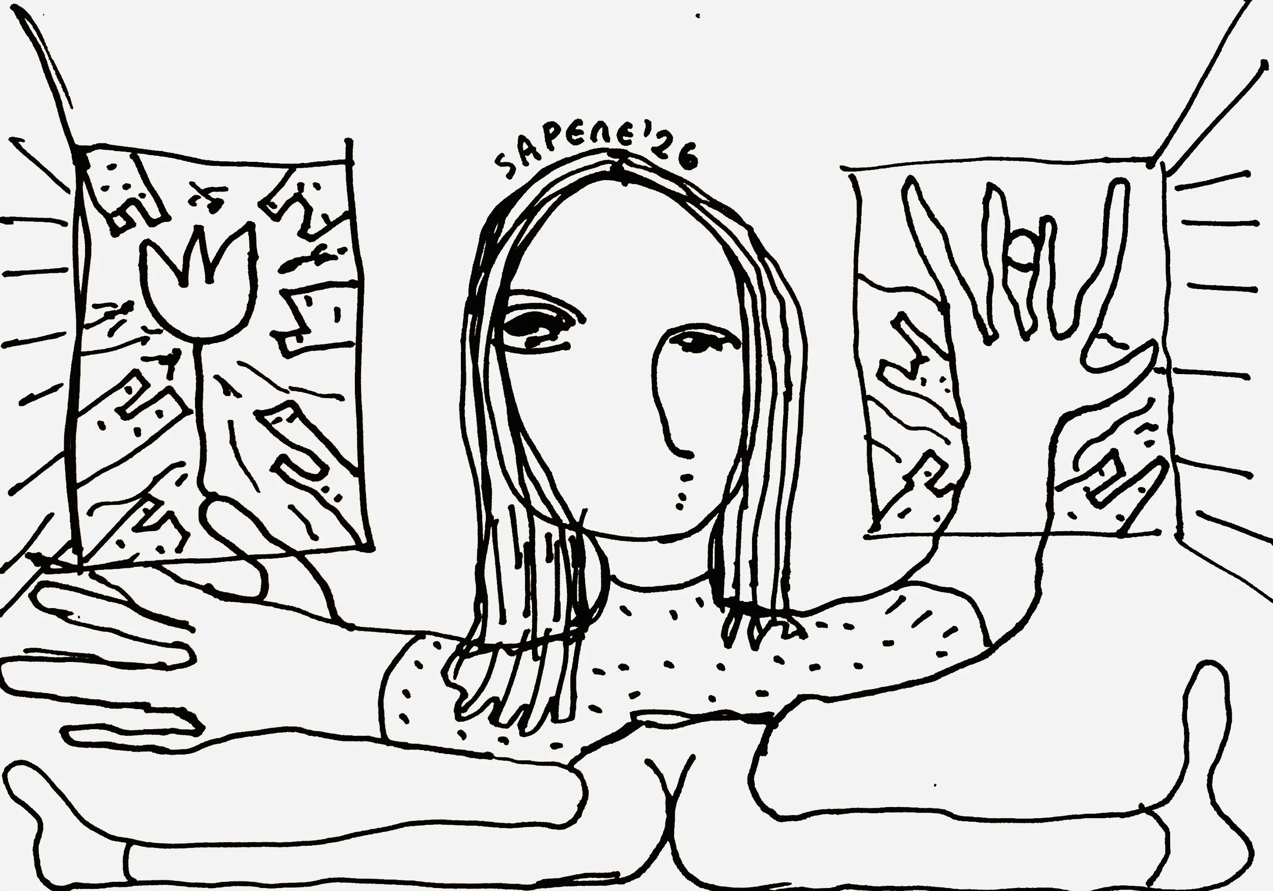 63 Daily Sketches, 2026
Ink on paper 5.8 x 8.3 in 14.8 x 21 cm