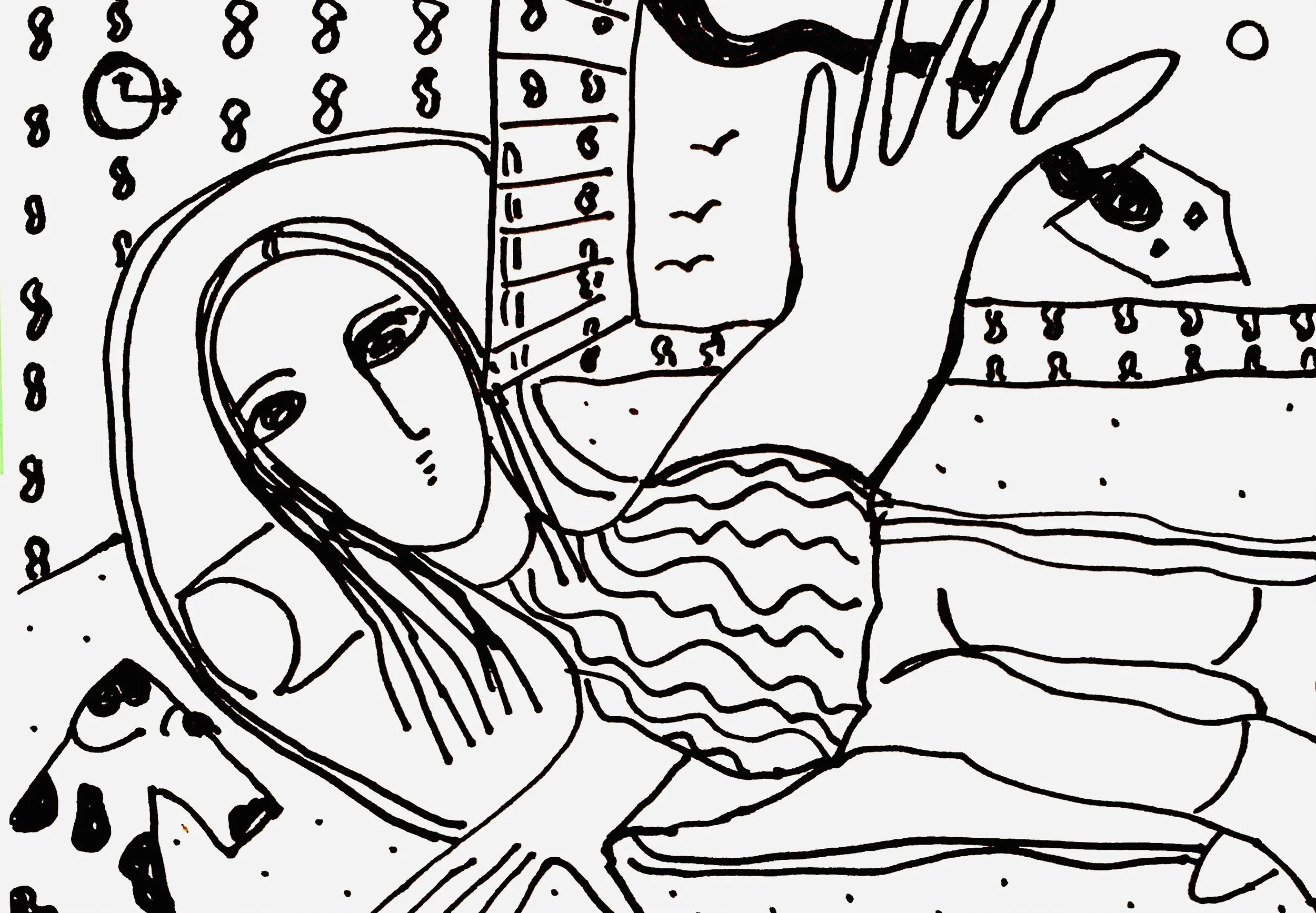 26 Daily Sketches, 2026
Ink on paper 5.8 x 8.3 in 14.8 x 21 cm
