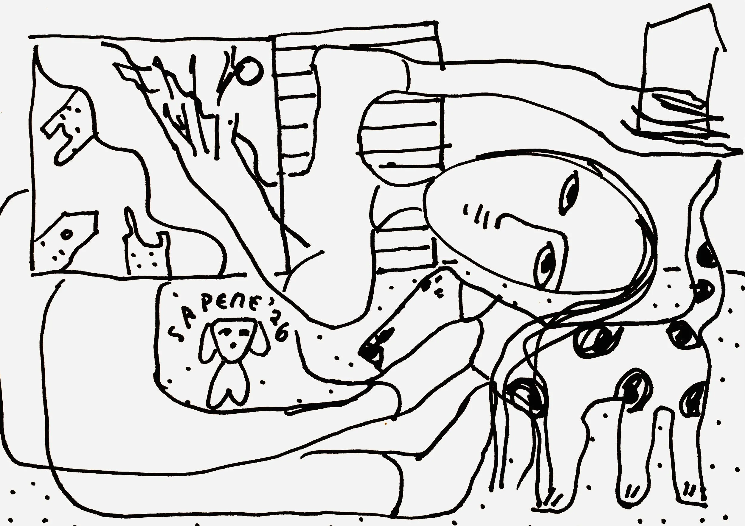 Daily Sketches, 2026
Ink on paper 5.8 x 8.3 in 14.8 x 21 cm
