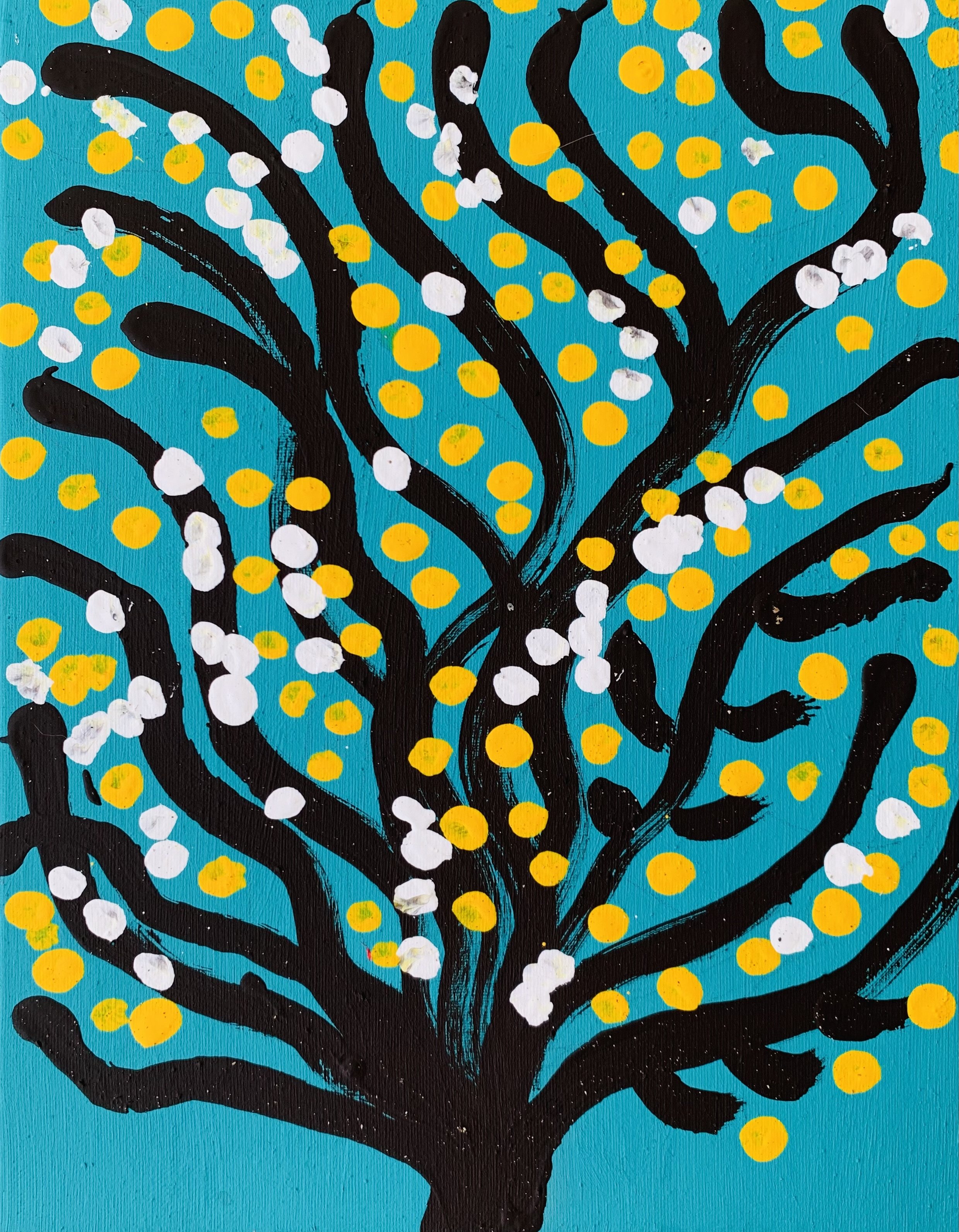 Kavanayén 04. Healing blue flower. Río Orinoco. 2025

Gouache on canvas 11 × 14 in 28 × 35 cm
