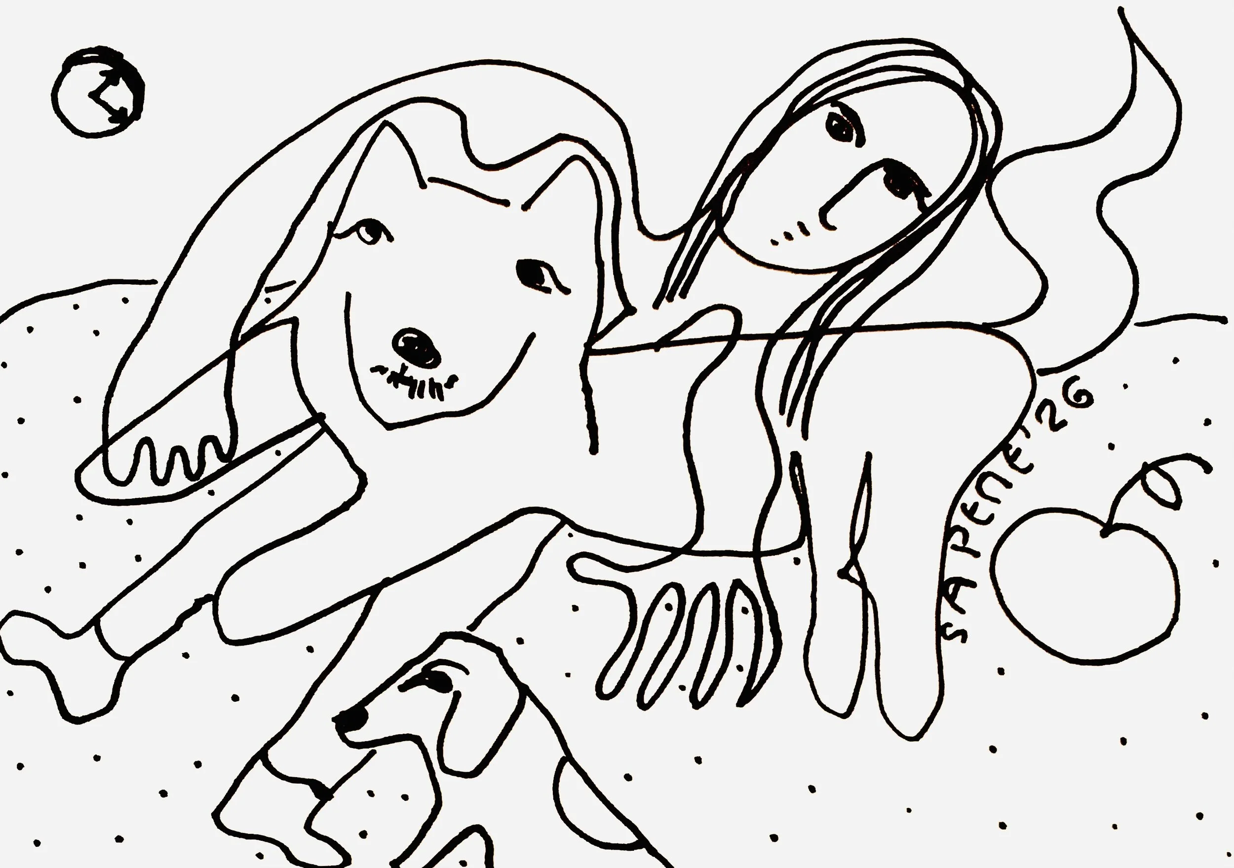 28 Daily Sketches, 2026
Ink on paper 5.8 x 8.3 in 14.8 x 21 cm