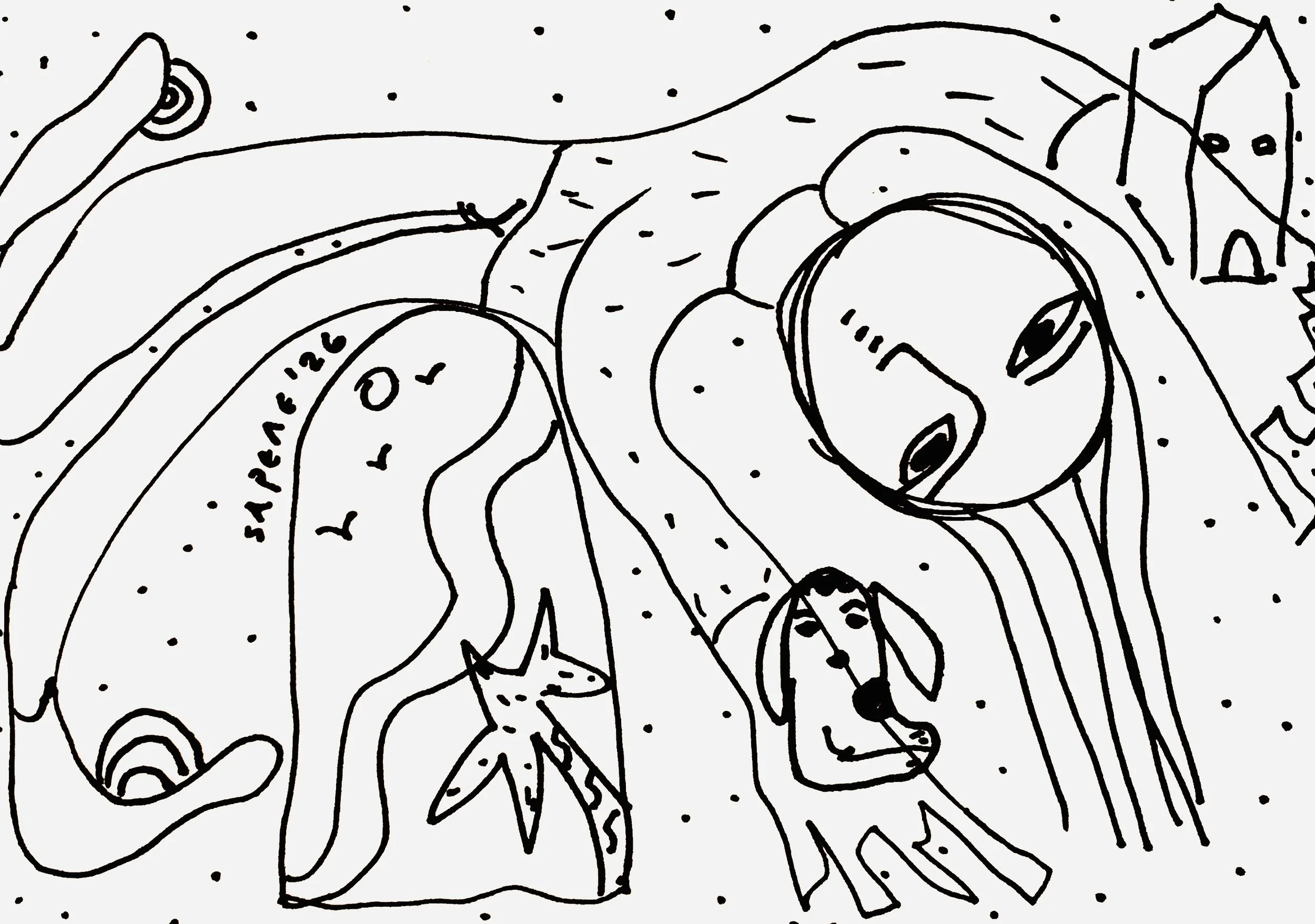 Daily Sketches, 2026
Ink on paper 5.8 x 8.3 in 14.8 x 21 cm