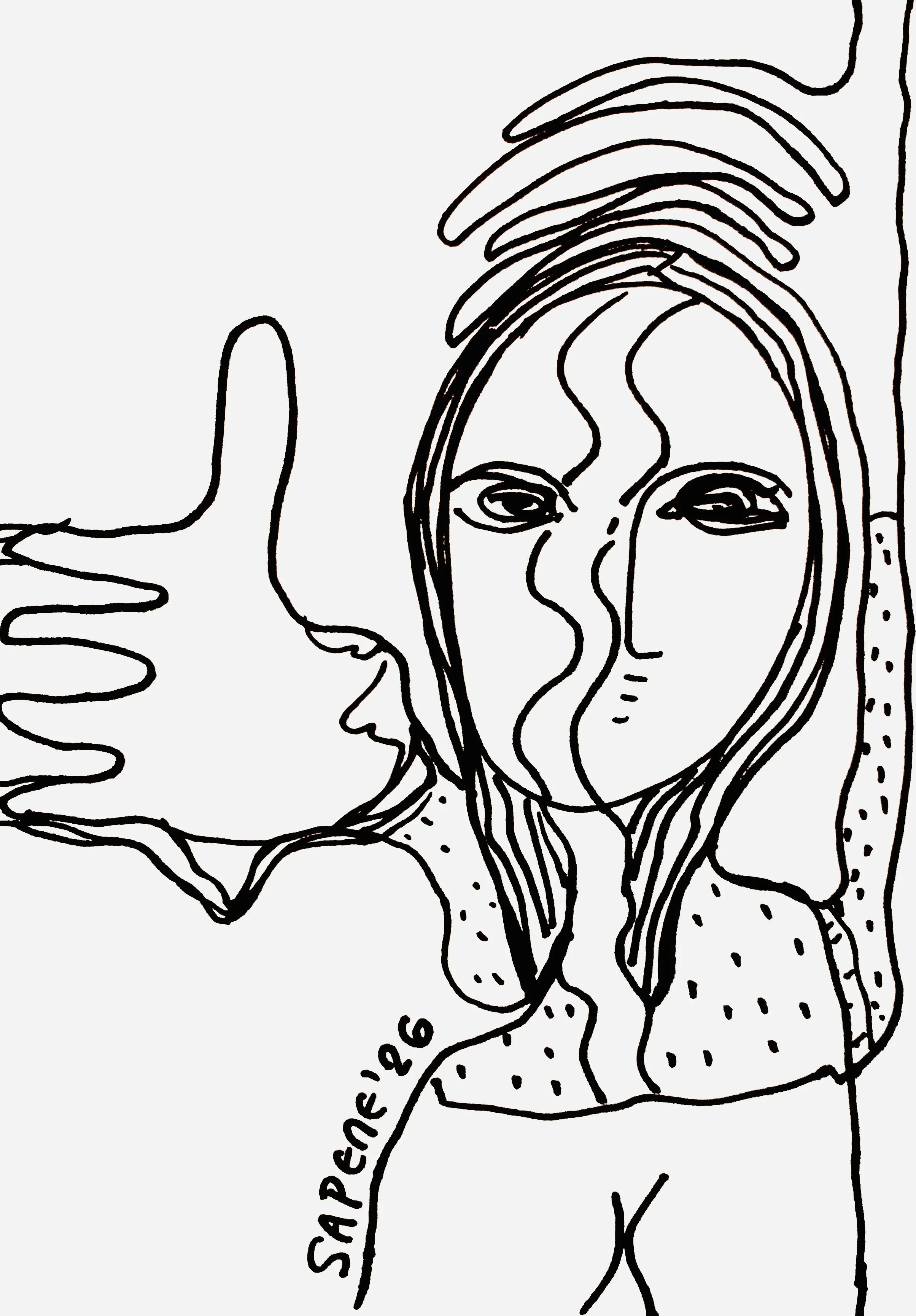 19 Daily Sketches, 2026
Ink on paper 5.8 x 8.3 in 14.8 x 21 cm