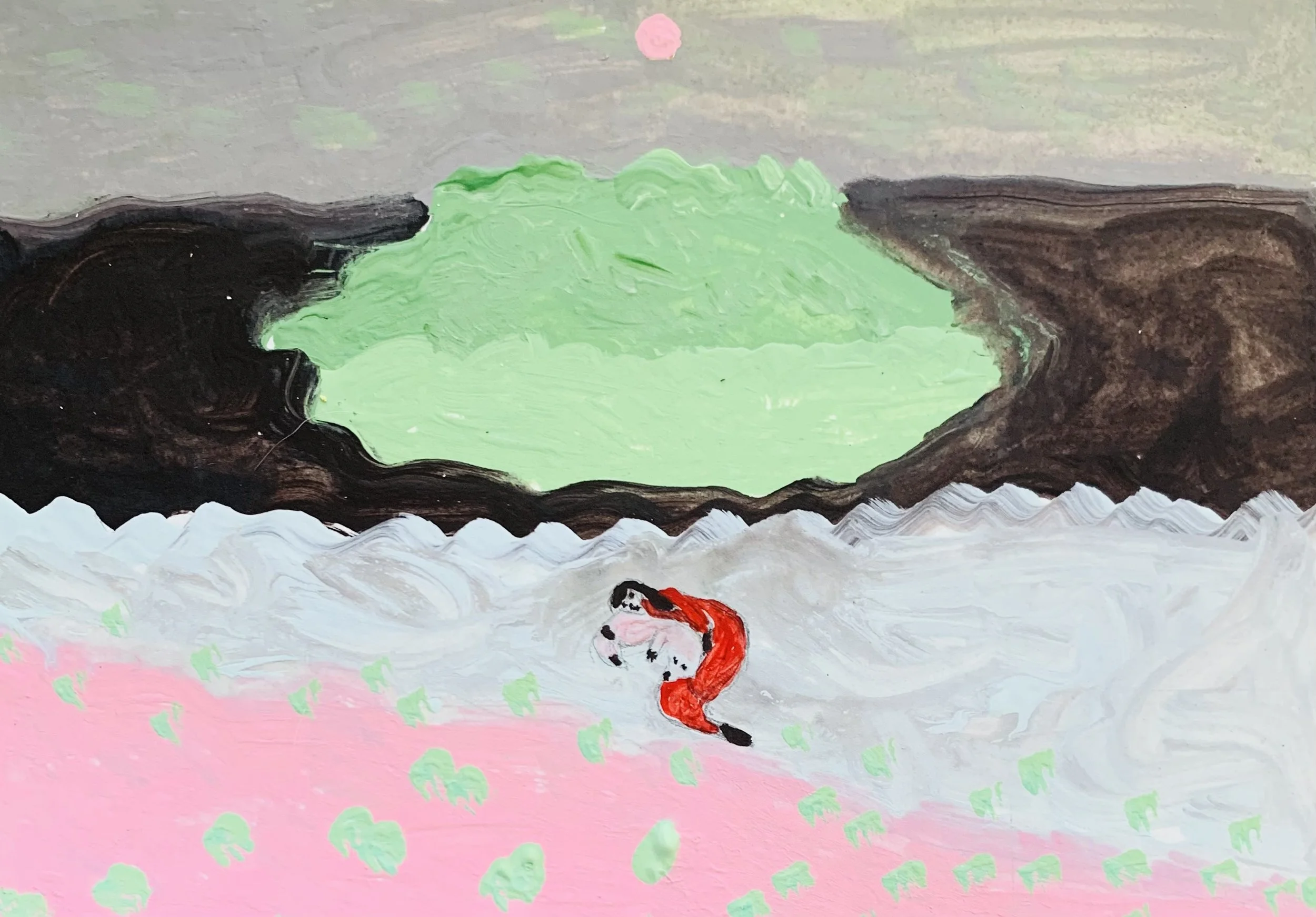 Kavanayén 01. One. Río Orinoco. 2025

Gouache on paper 5.8 × 8.2 in 14.8 × 21 cm