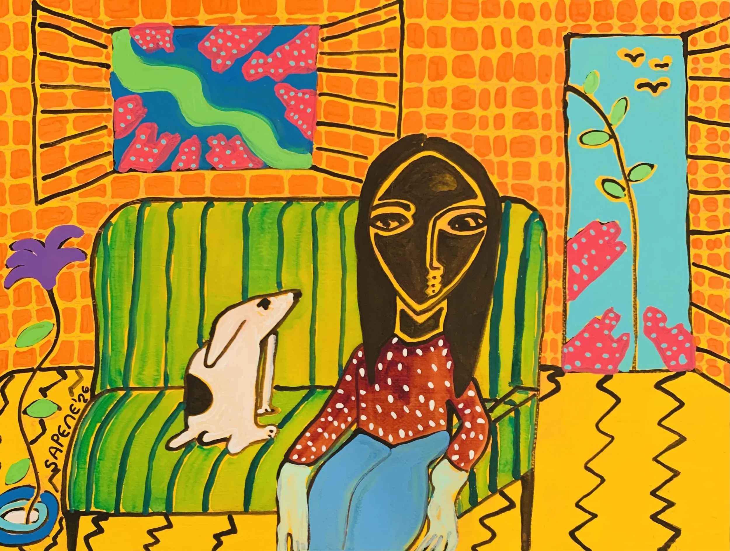 Kavanayén. A Rebirth is Assured. Venezuela. 2026

Acrylic on paper 19 × 14 in 48 × 36 cm