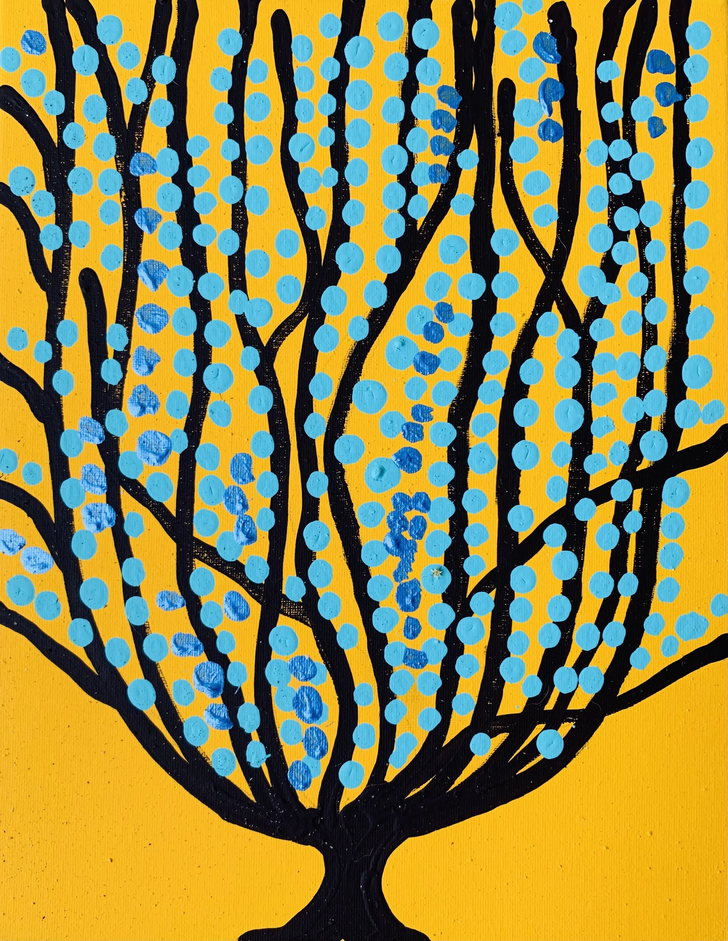 Kavanayén 04. Florwer of love. Río Orinoco. 2025

Gouache on canvas 11 × 14 in 28 × 35 cm