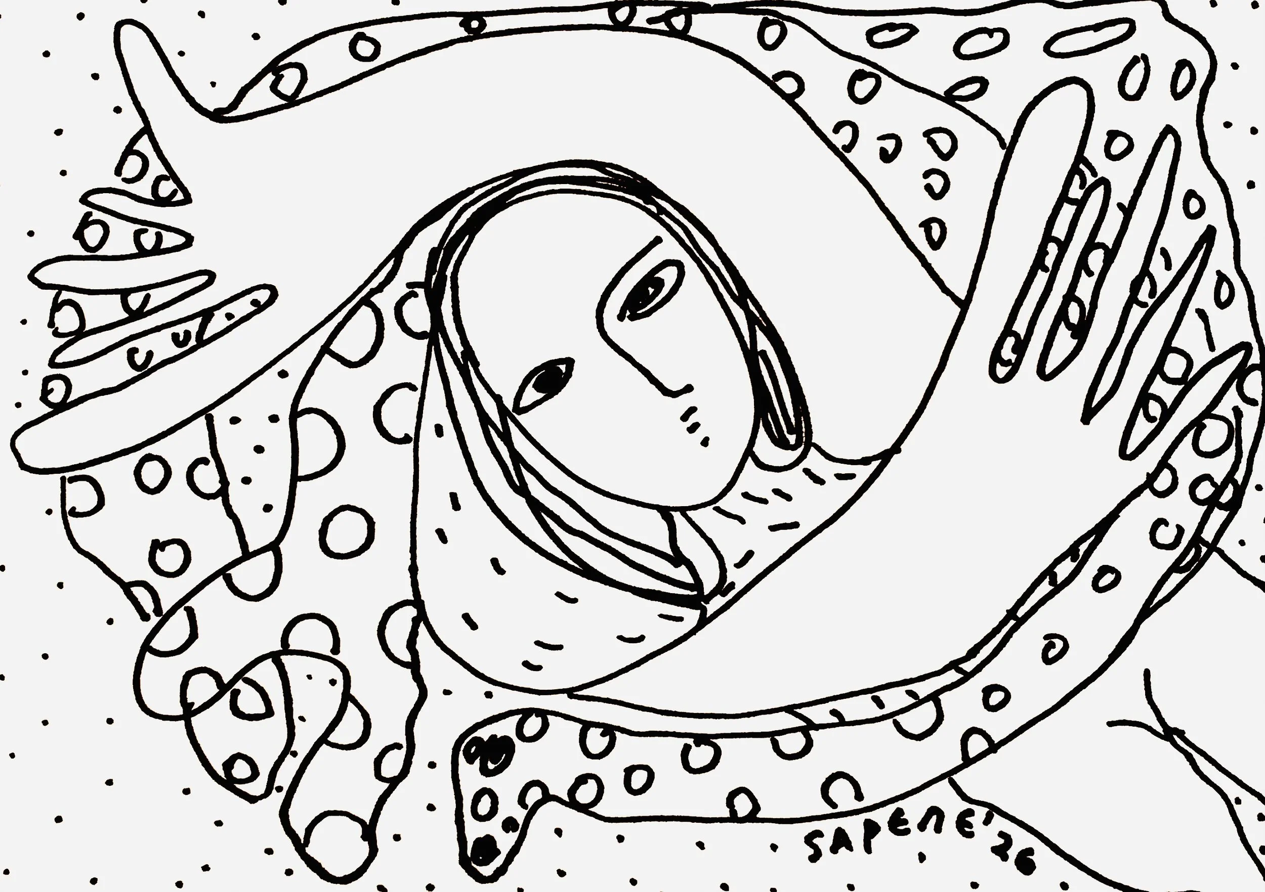 Daily Sketches, 2026
Ink on paper 5.8 x 8.3 in 14.8 x 21 cm