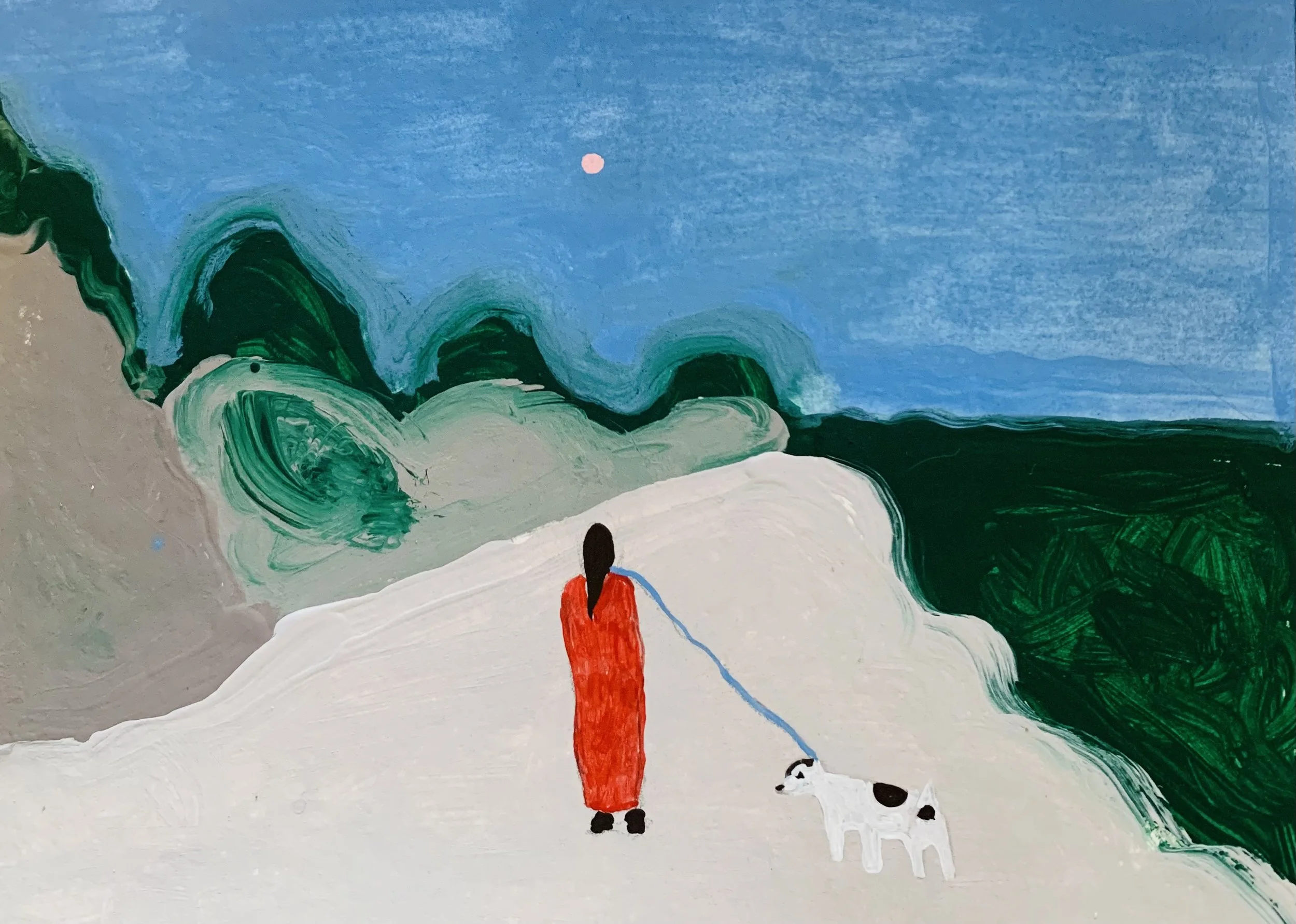 Kavanayén 01. Let’s go. Río Orinoco. 2025

Gouache on paper 5.8 × 8.2 in 14.8 × 21 cm