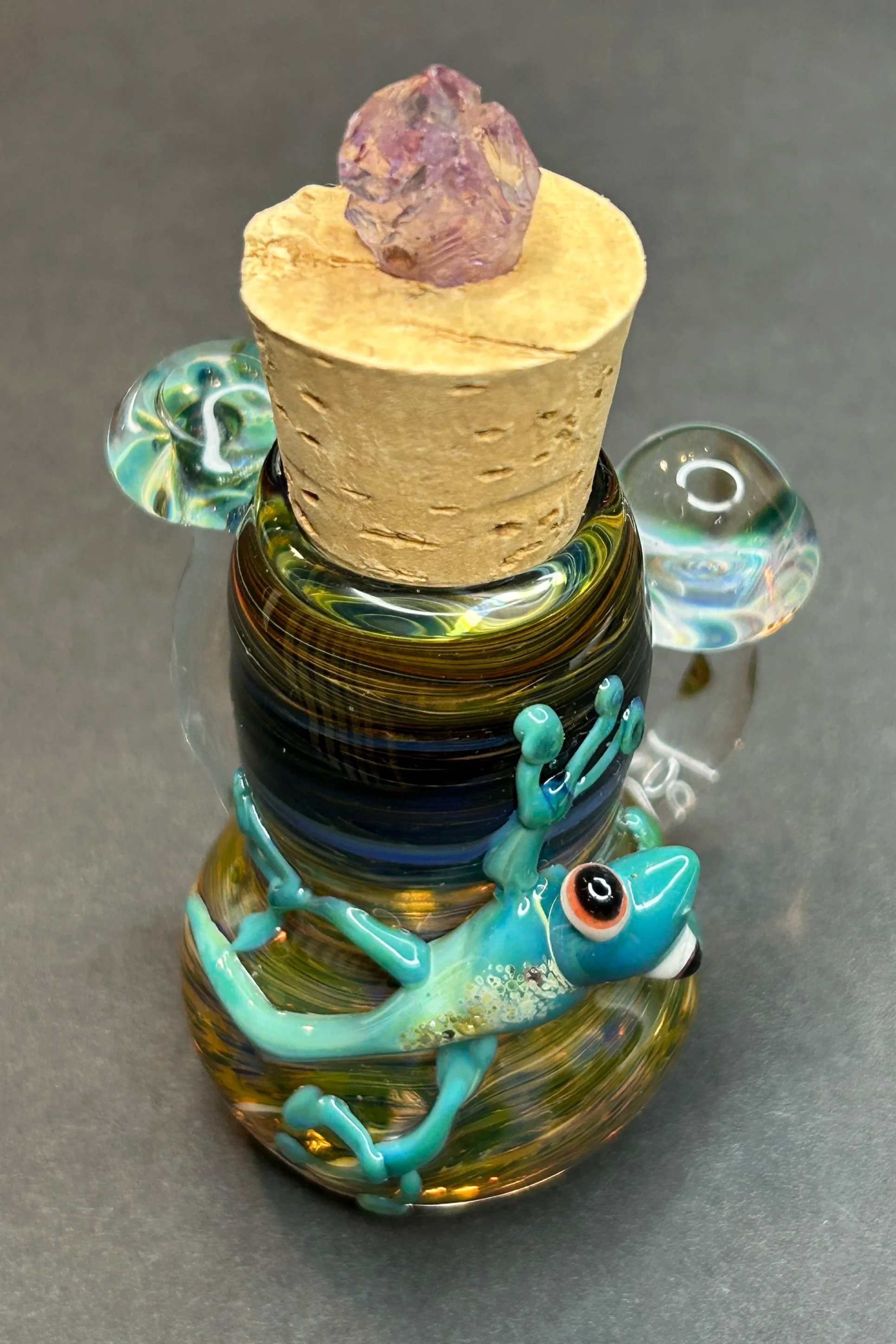 Mushroom Lizard Jar
