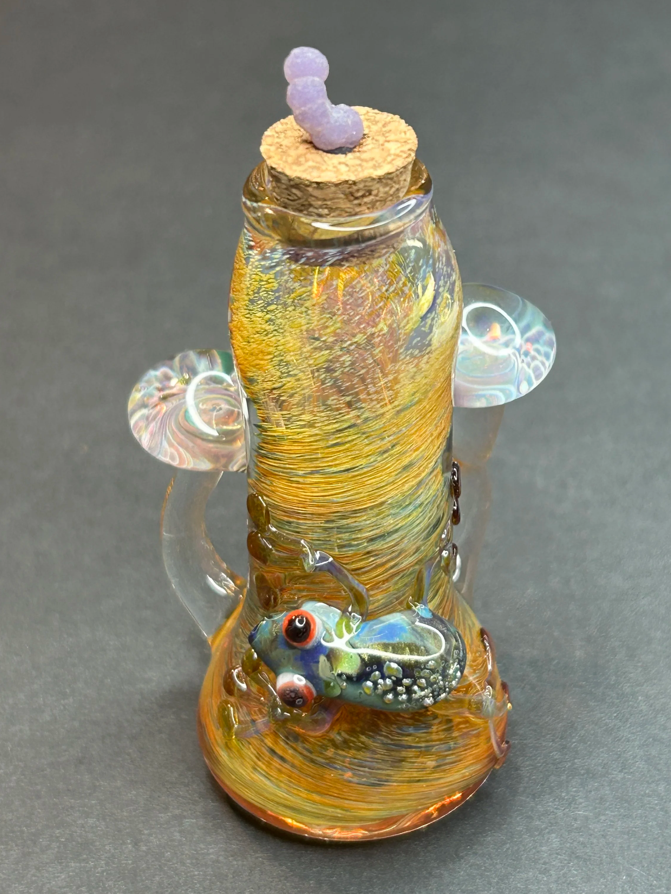 Mushroom Frog Jar