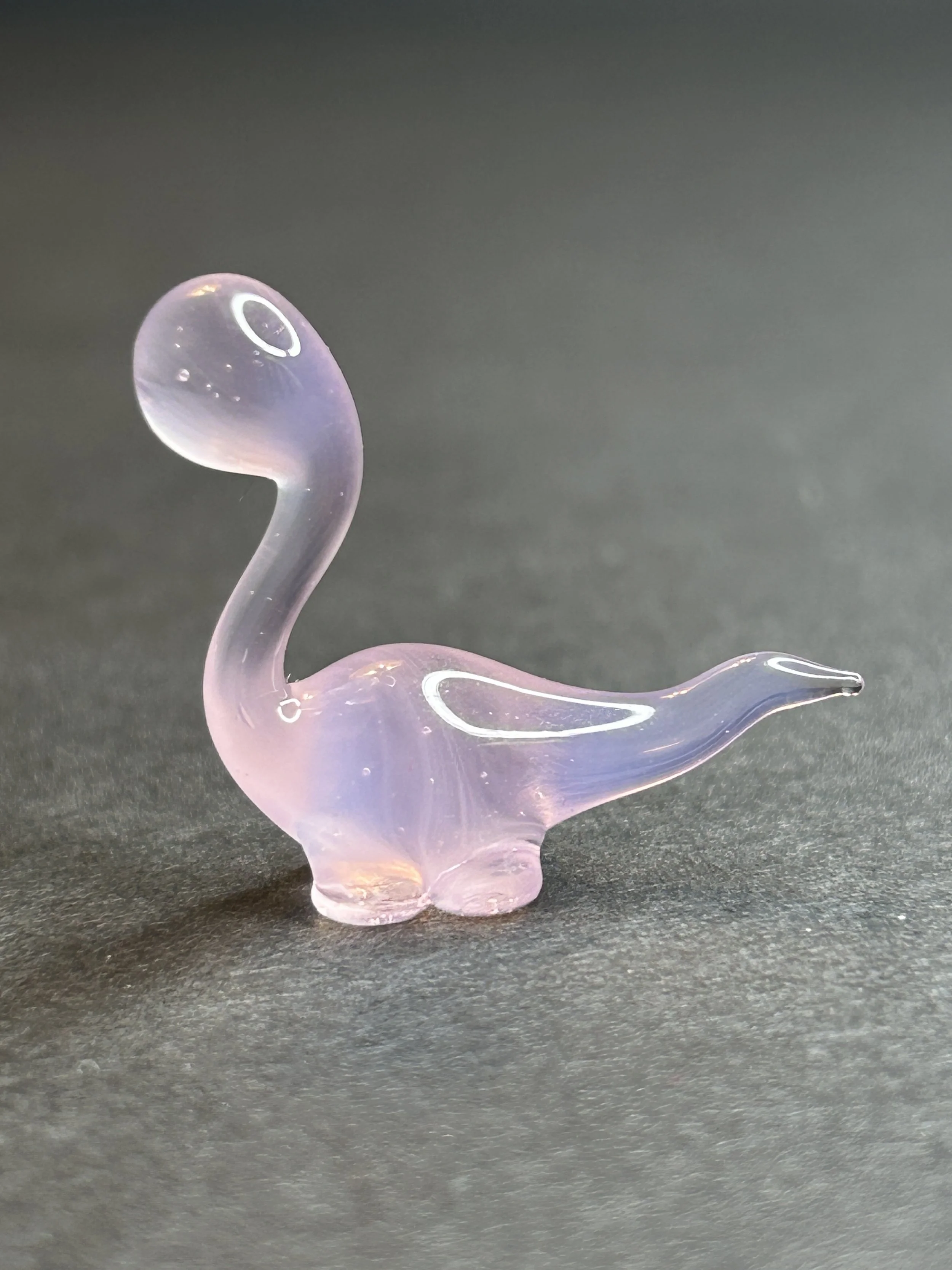Mini Rose Quartz Dino