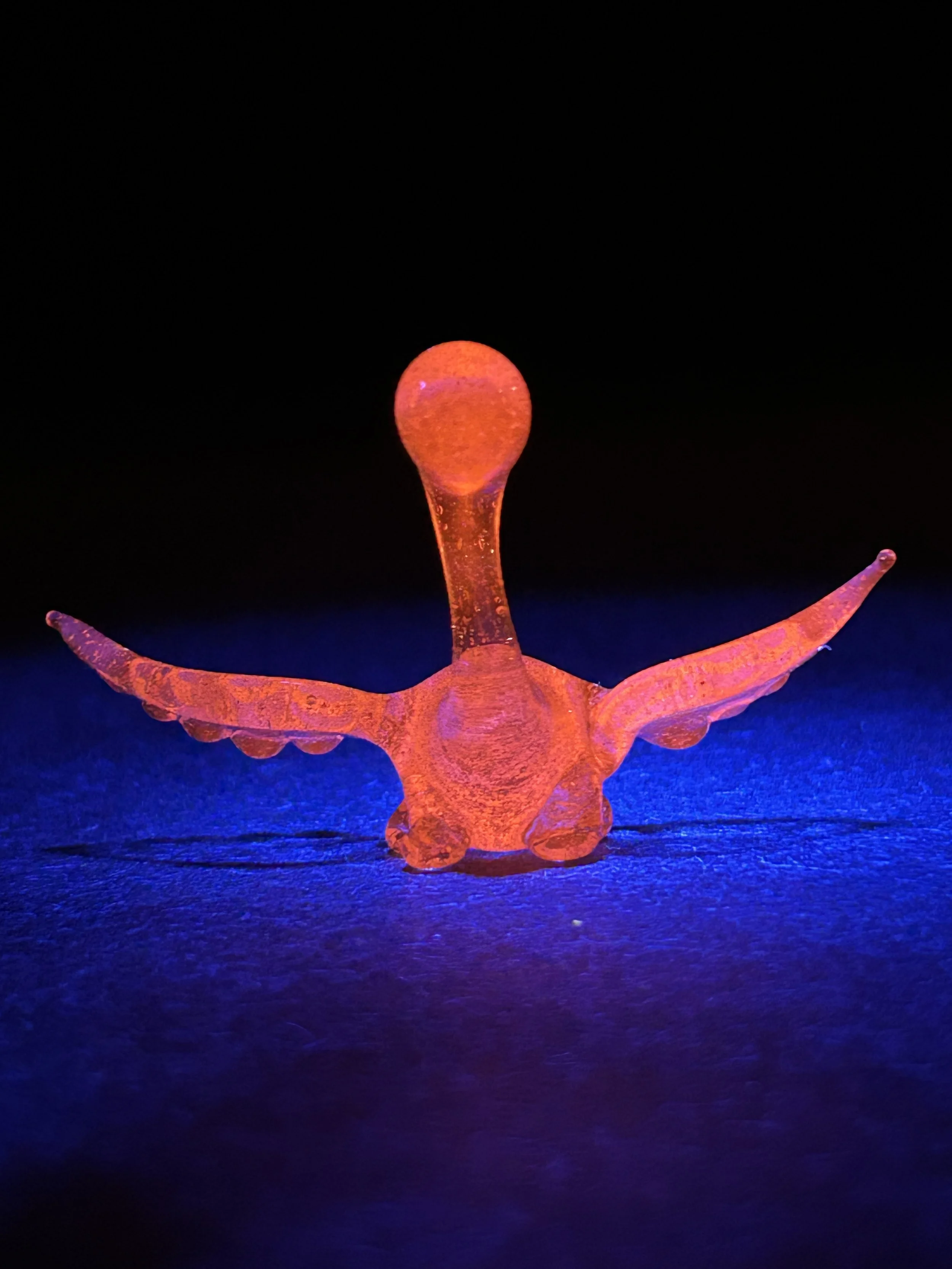 Orange UV Winged Dino