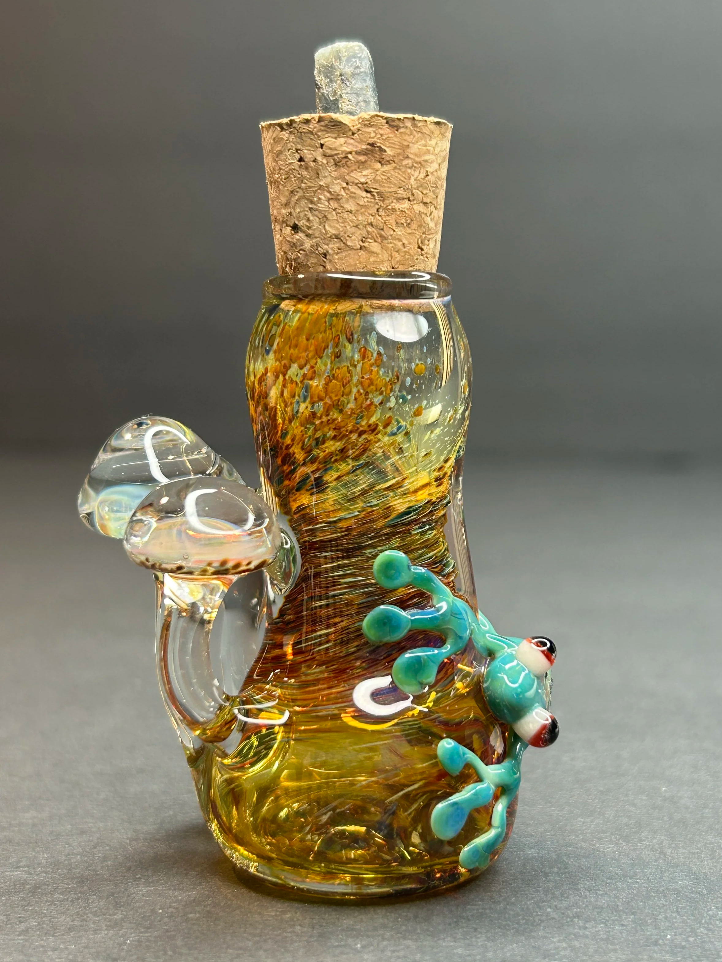 Mushroom Frog Jar