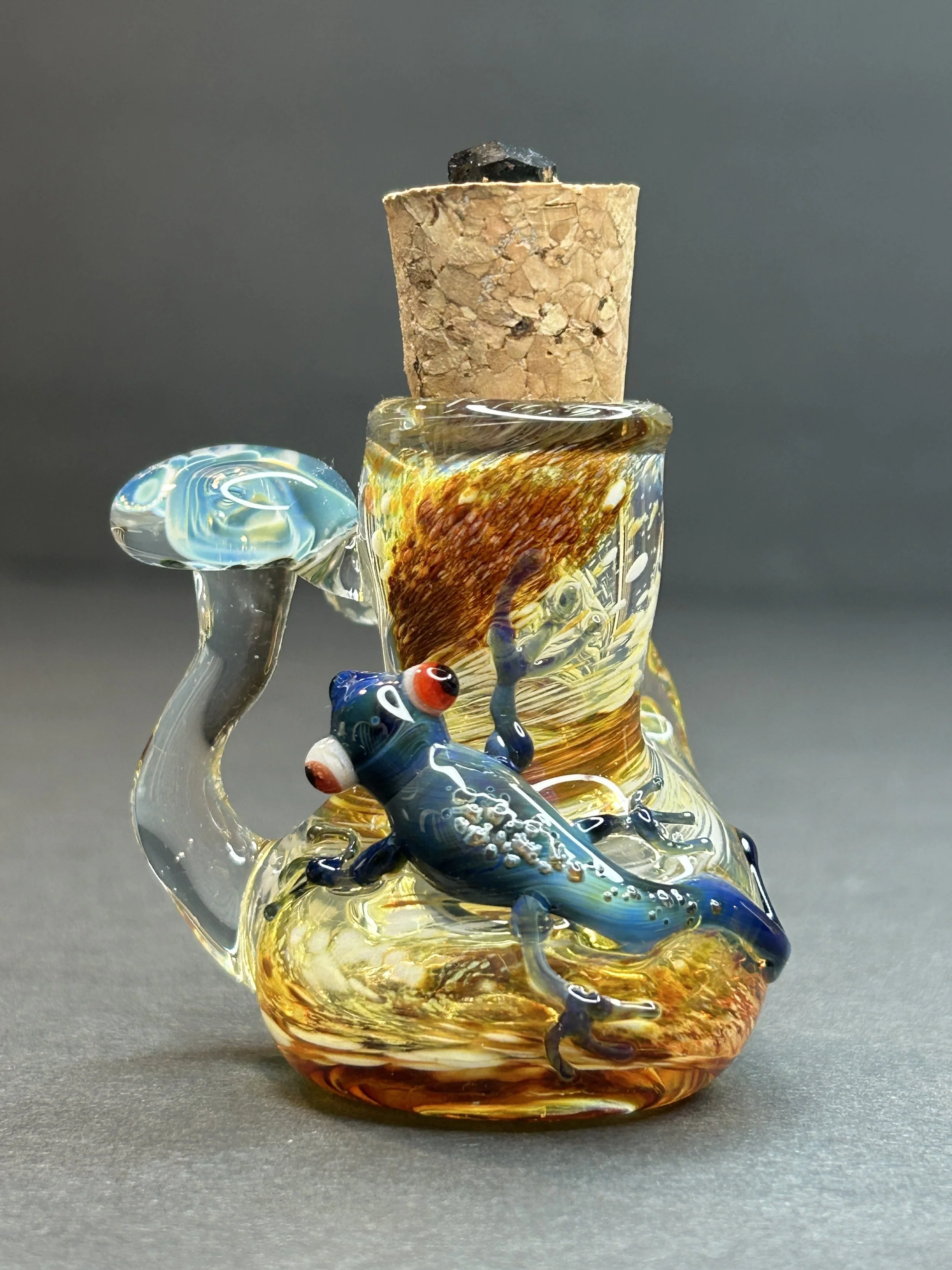 Mushroom Lizard Jar
