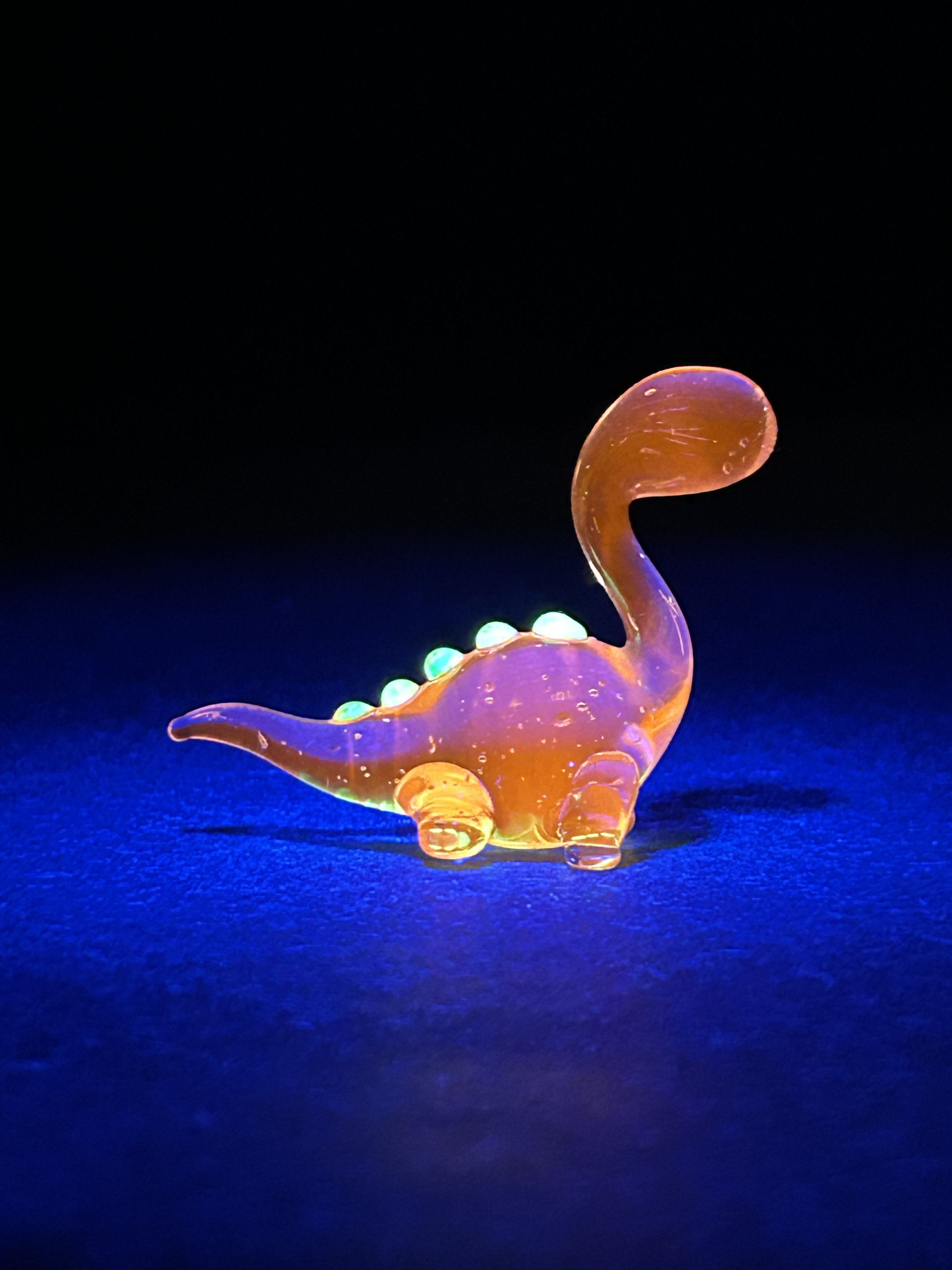 Orange UV Dino