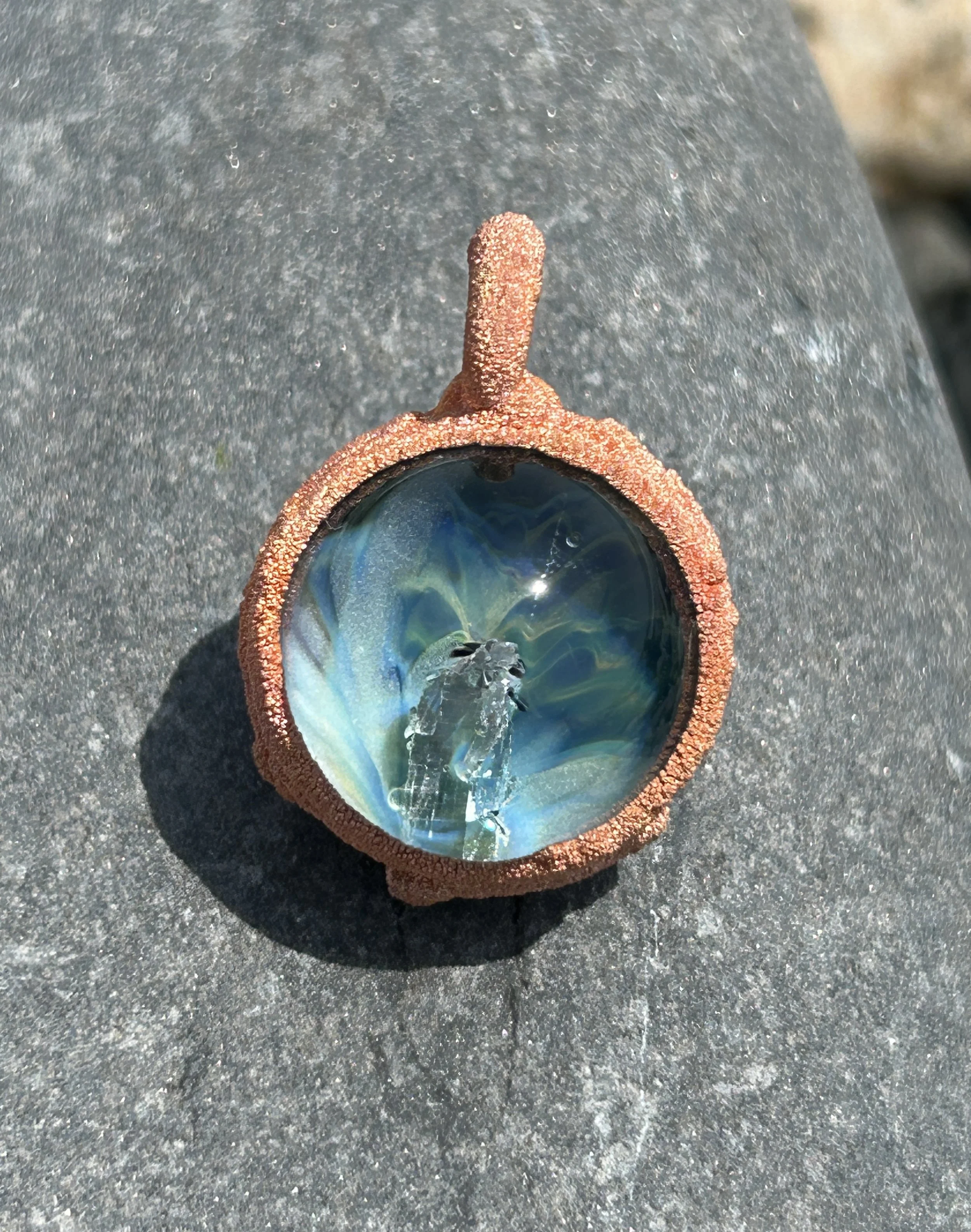 Kyanite Marble Pendant