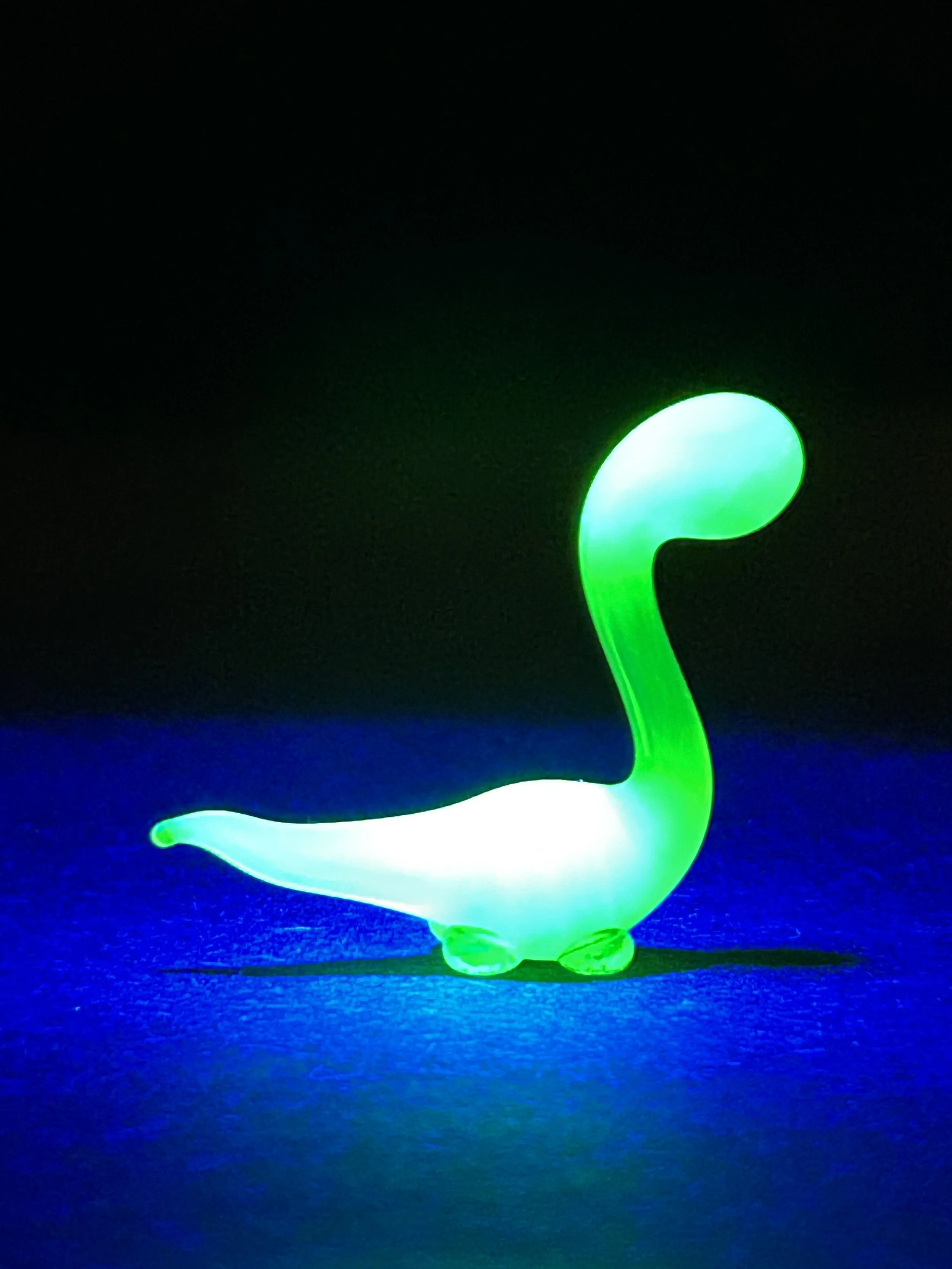 Uranium Glass Dino