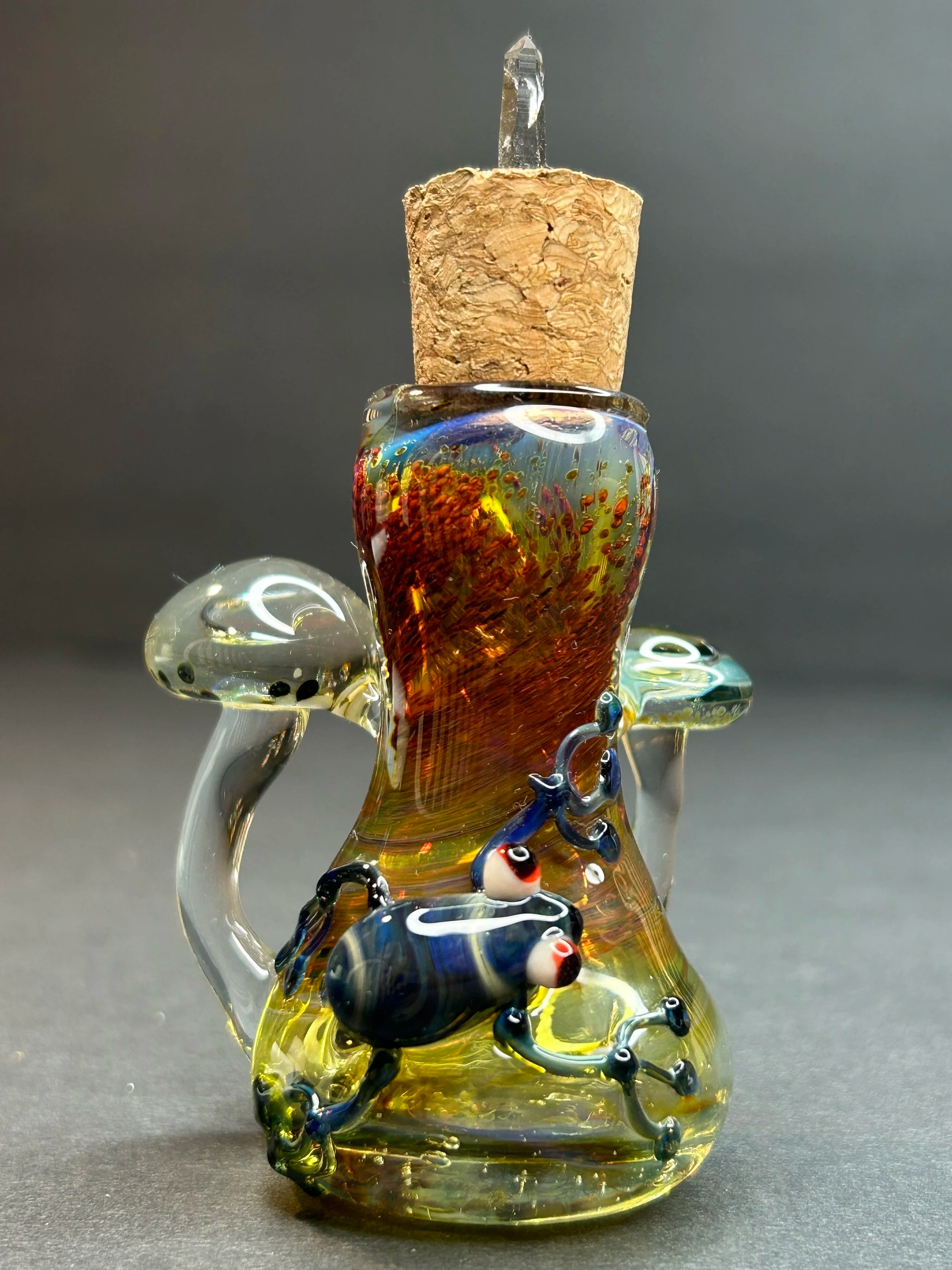 Mushroom Frog Jar