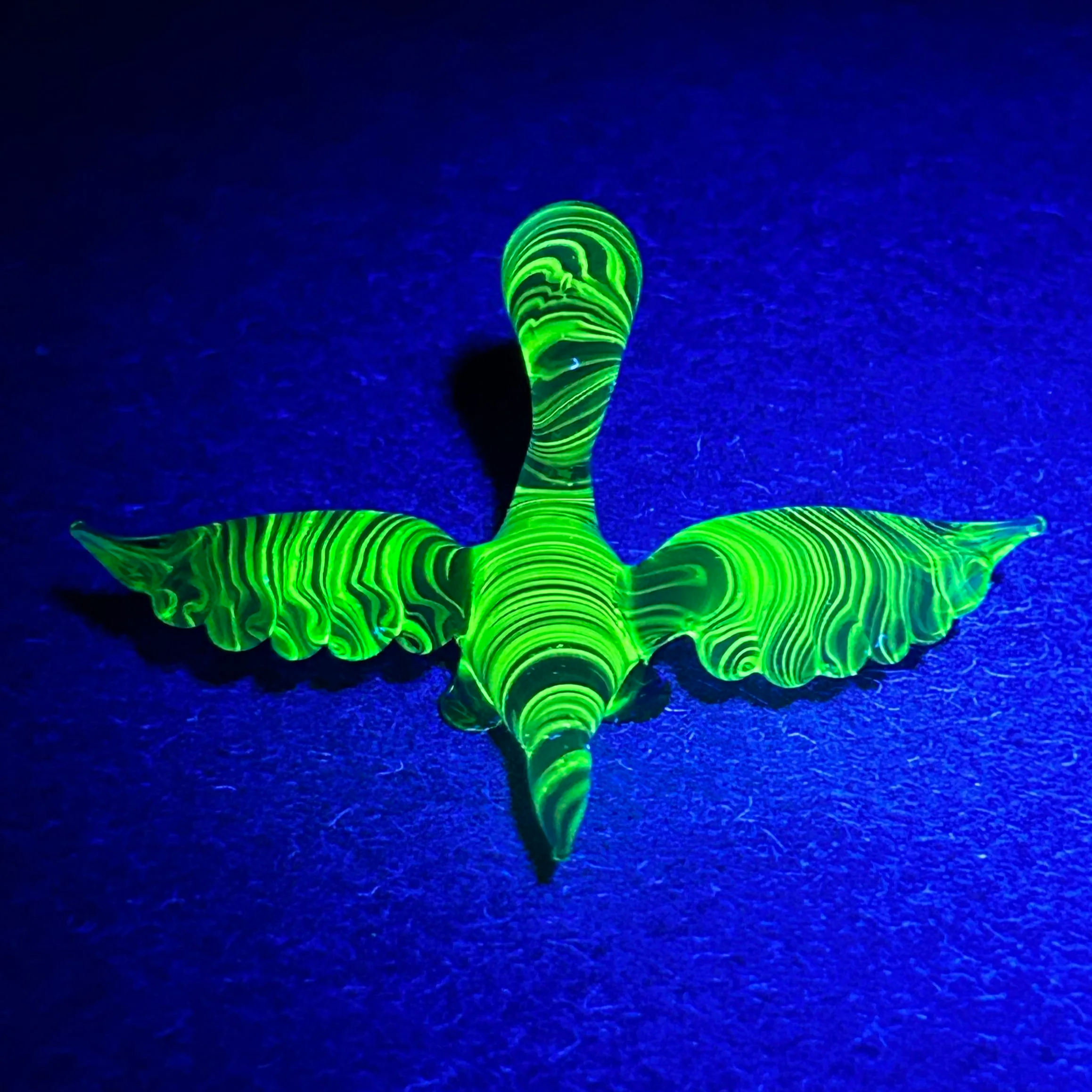 Milky Blue UV Flying Dino