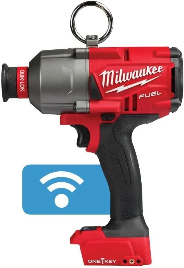 Milwaukee 2865-20 M18 FUEL 7/16-inch hex utility high-torque impact wrench for crossarm bolts, anchor nuts, and heavy line construction.