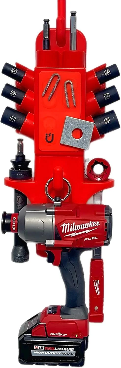 Lineman Socket Pocket all-in-one pole framing solution holding sockets, bolts, and framing hardware in a single organizer.