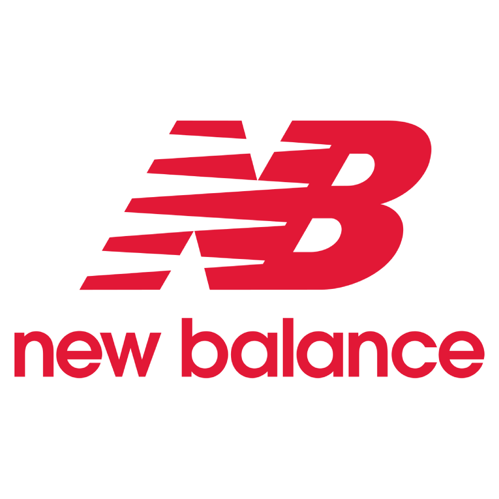 The New Balance logo with a stylized red number 3 and black and red text.