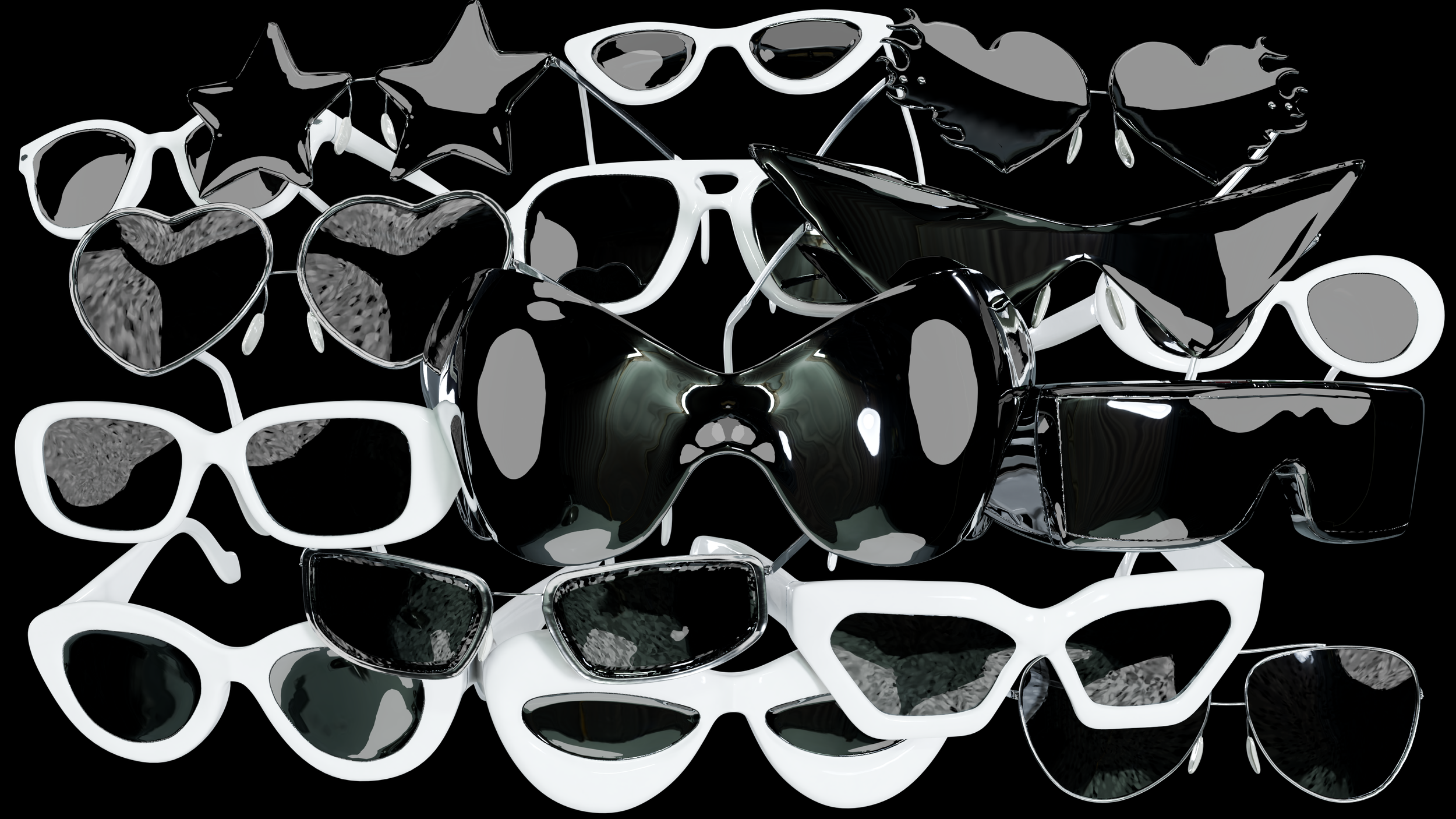 16 Sunglasses Pack - Metahuman Ready