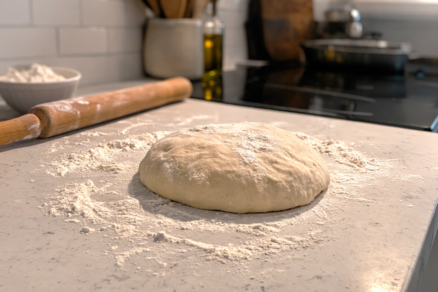 Homemade Pizza Night (Easy Dough &amp; Simple Tomato Sauce)