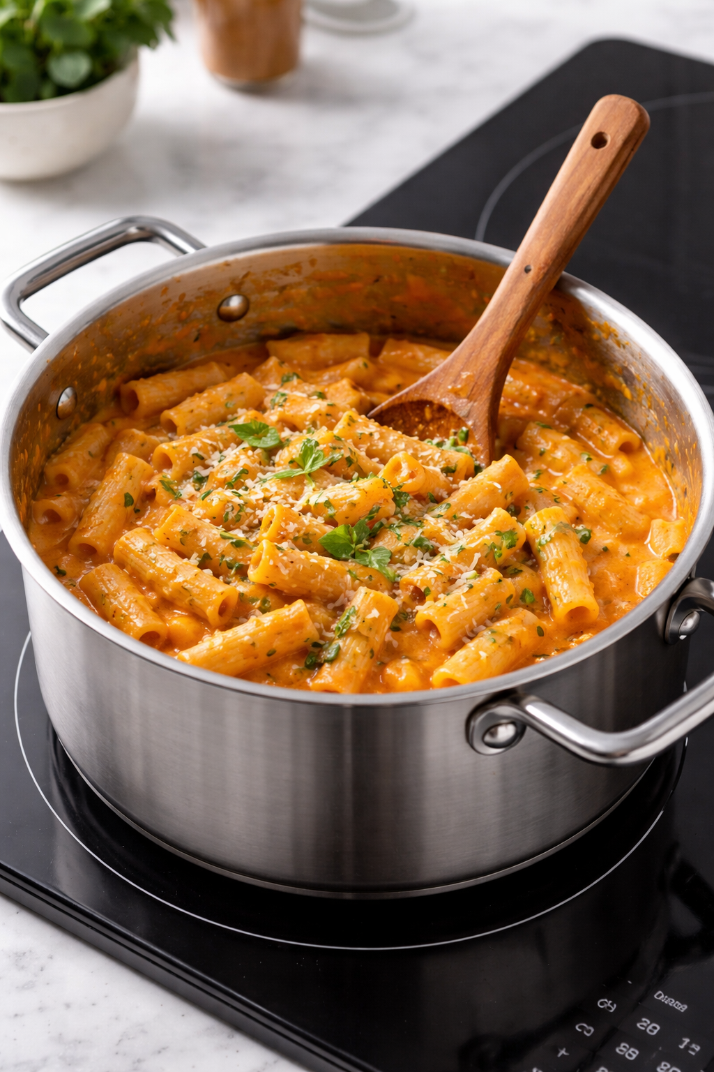 Roasted Veggie Pasta (Dad’s Sneaky Vegetable Sauce)