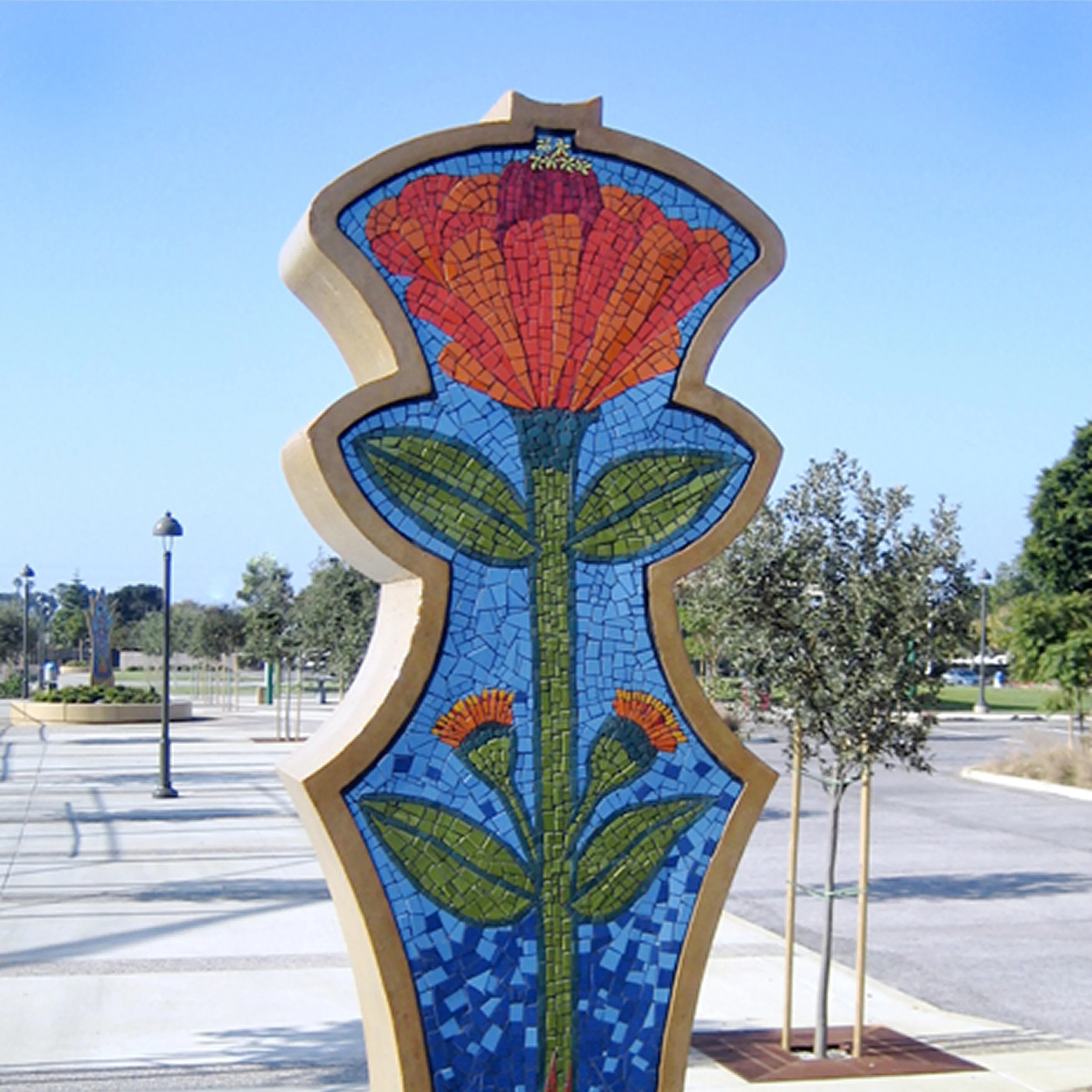 "Historic Flowers of Carlsbad" (Sculpture)