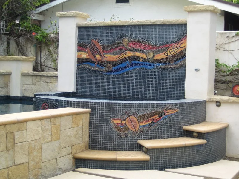 "Reflections of Baja" (Murals for Spa & Barbecue)