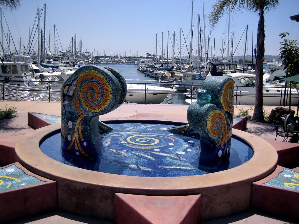 "Ocean Dances" (Interactive) (Sculpture)