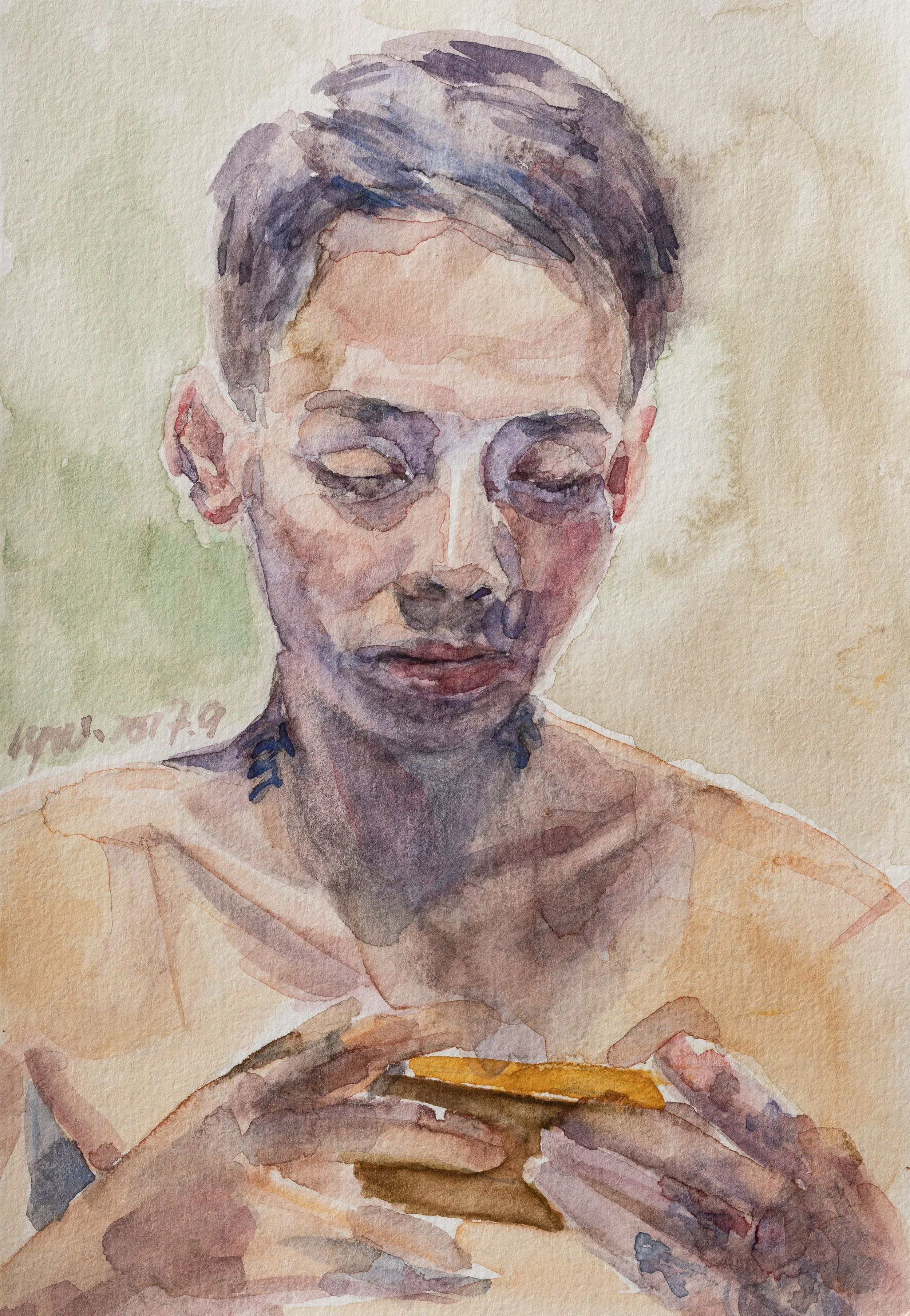 肖像2017.9_2017_watercolor on paper_135x195cm_5.JPG