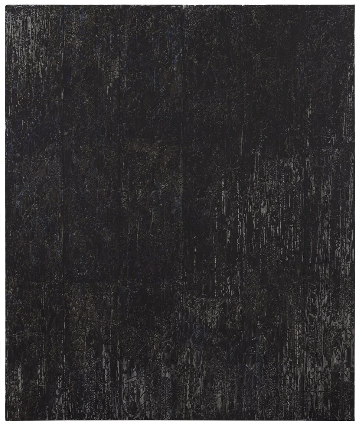 Night Rain / 2017.47, oil on linen, 190x160cm,2025  
夜雨 / 2017.47， 亚麻布油画，190x160cm，2025