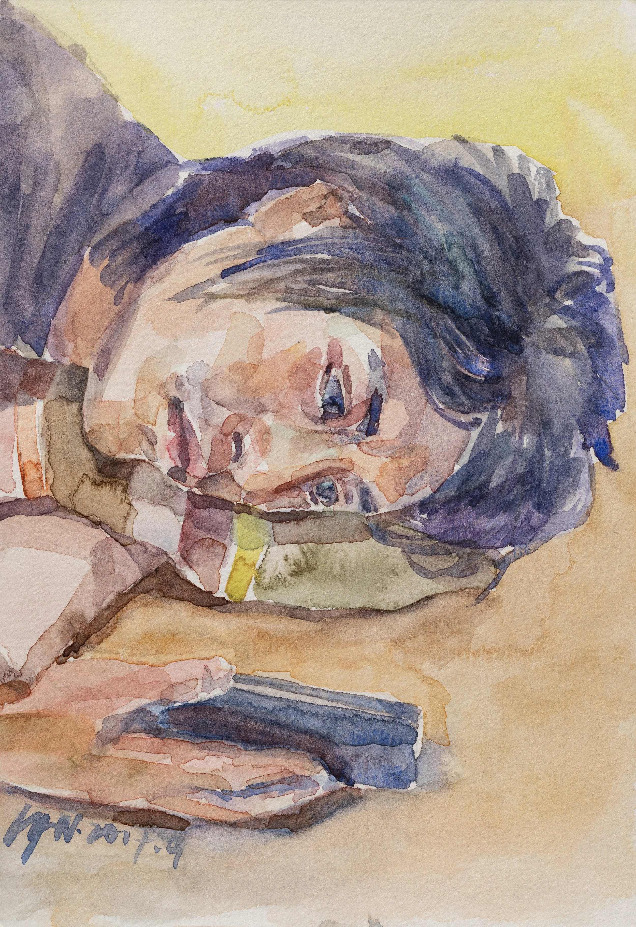肖像2017.9_2017_watercolor on paper_135x195cm_1.JPG